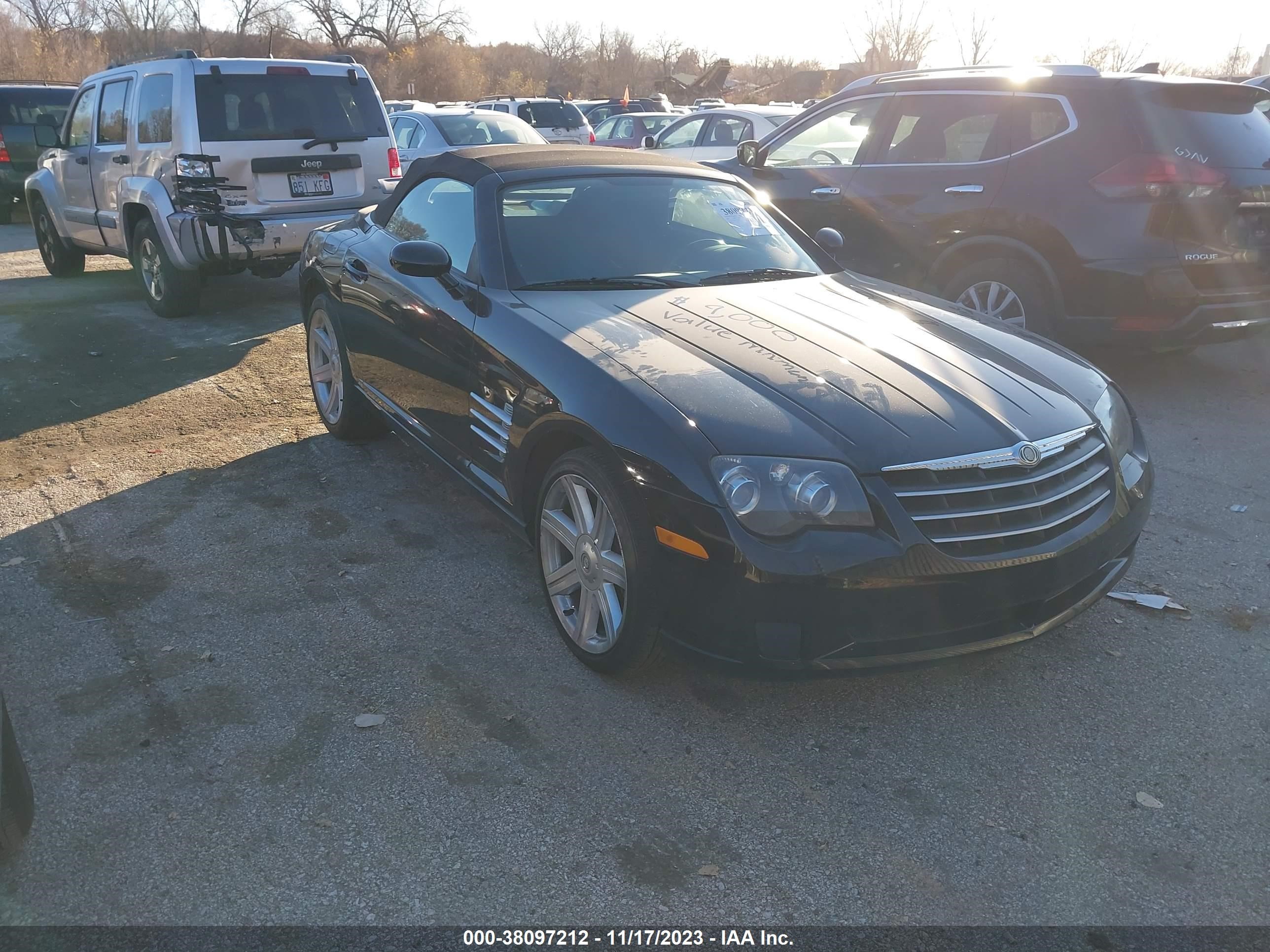 chrysler crossfire 2005 1c3an55l75x059331