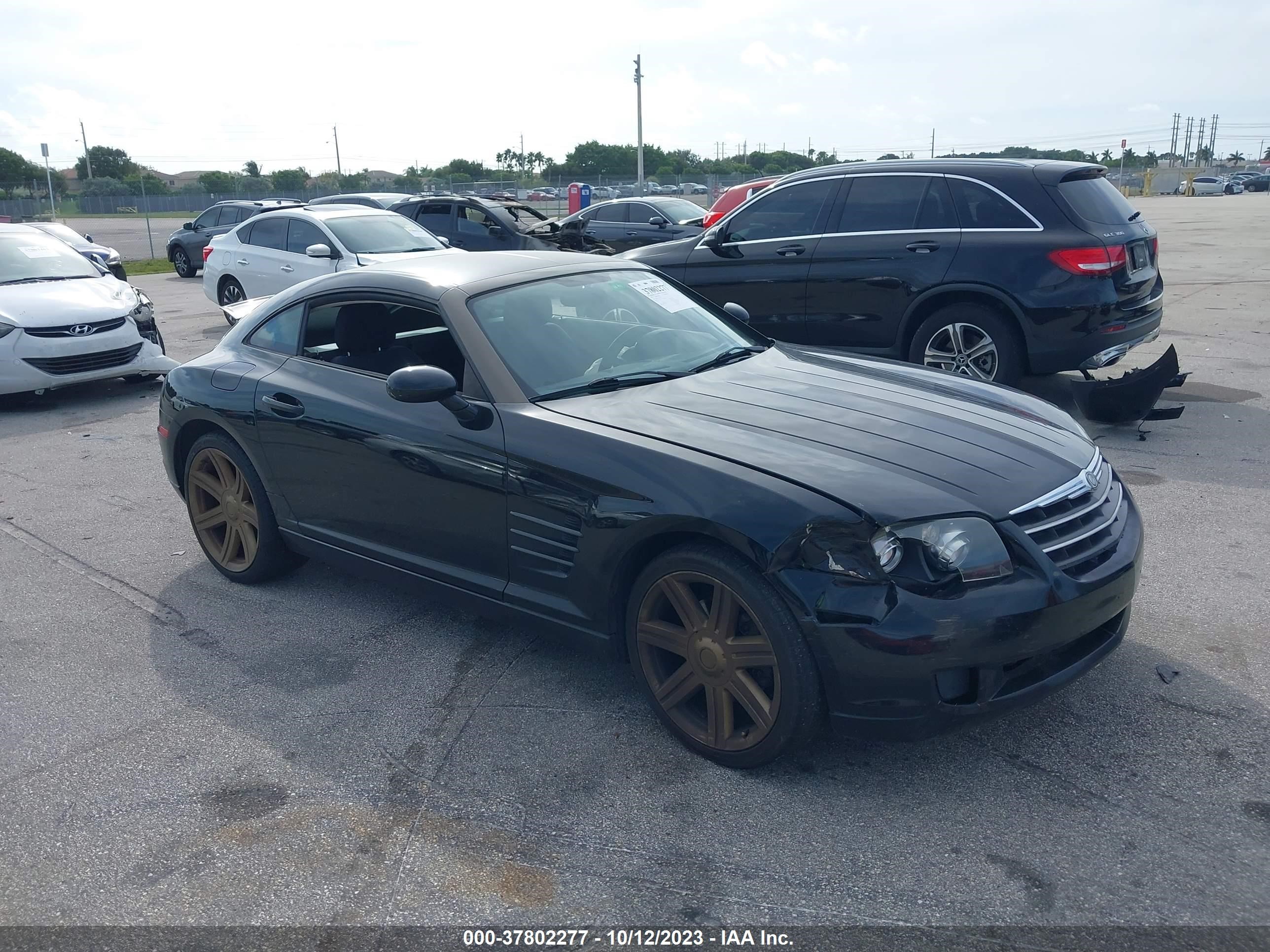 chrysler crossfire 2005 1c3an59l75x032639