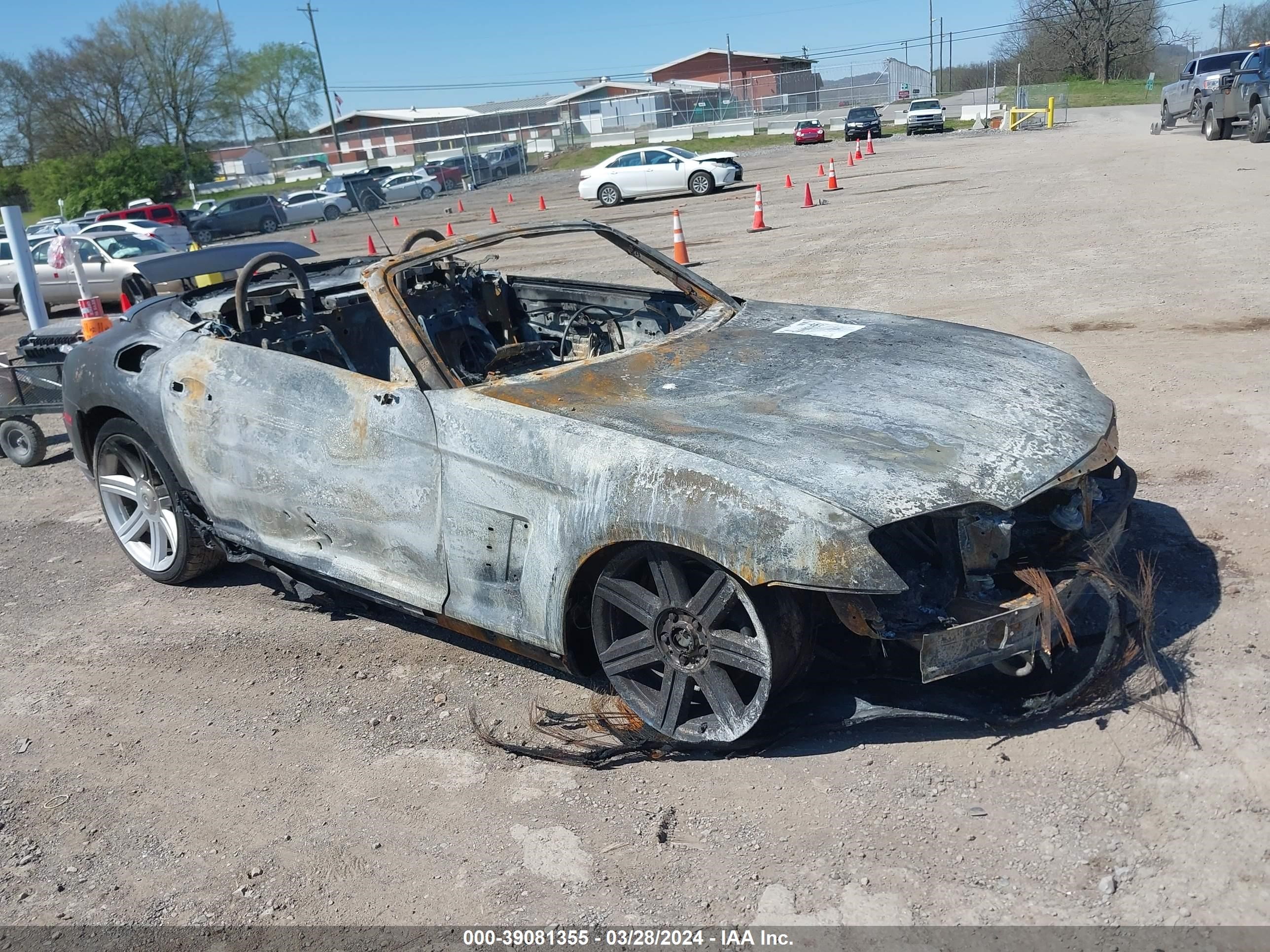 chrysler crossfire 2005 1c3an65l75x039179