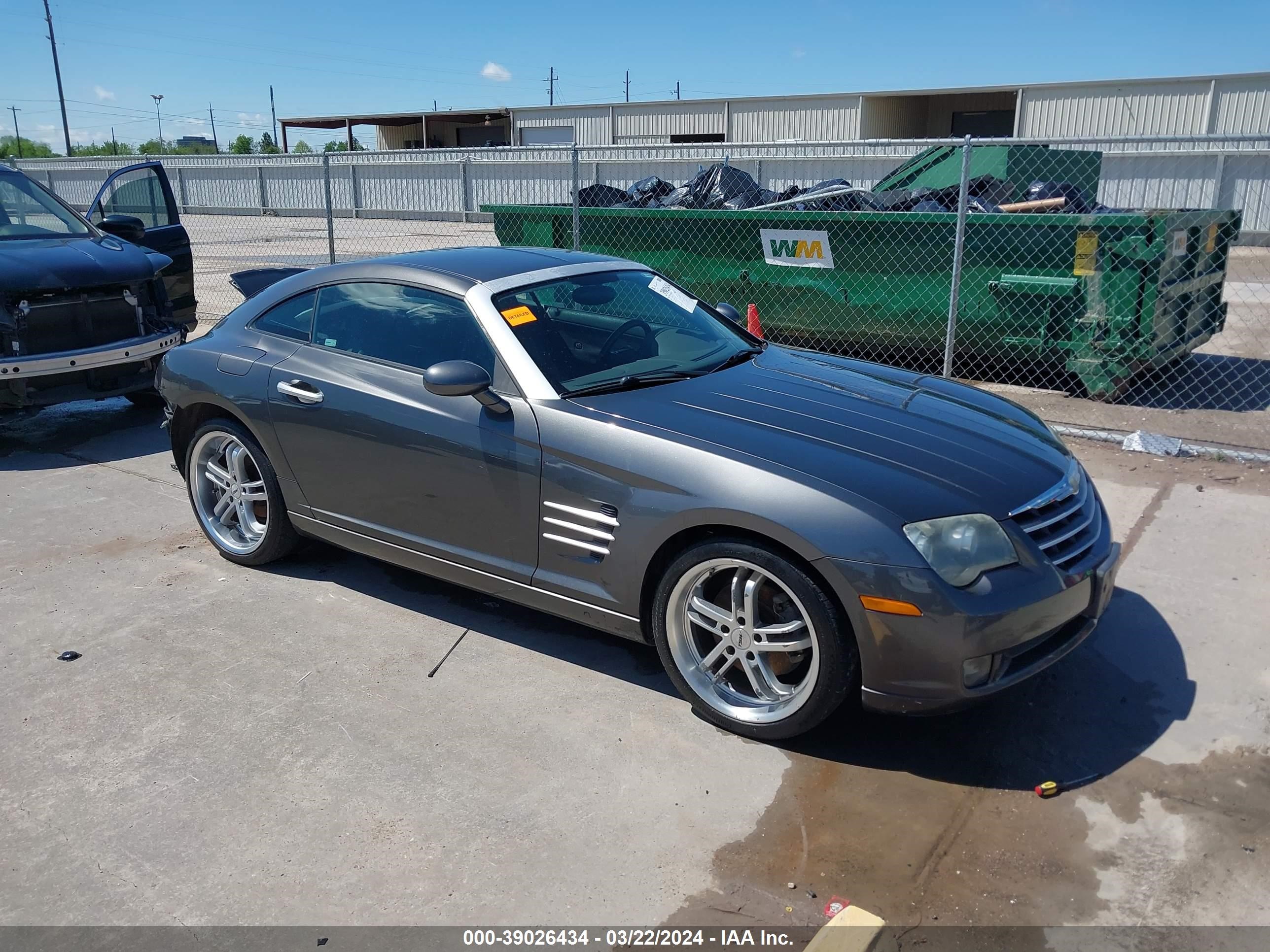 chrysler crossfire 2004 1c3an69l54x004178