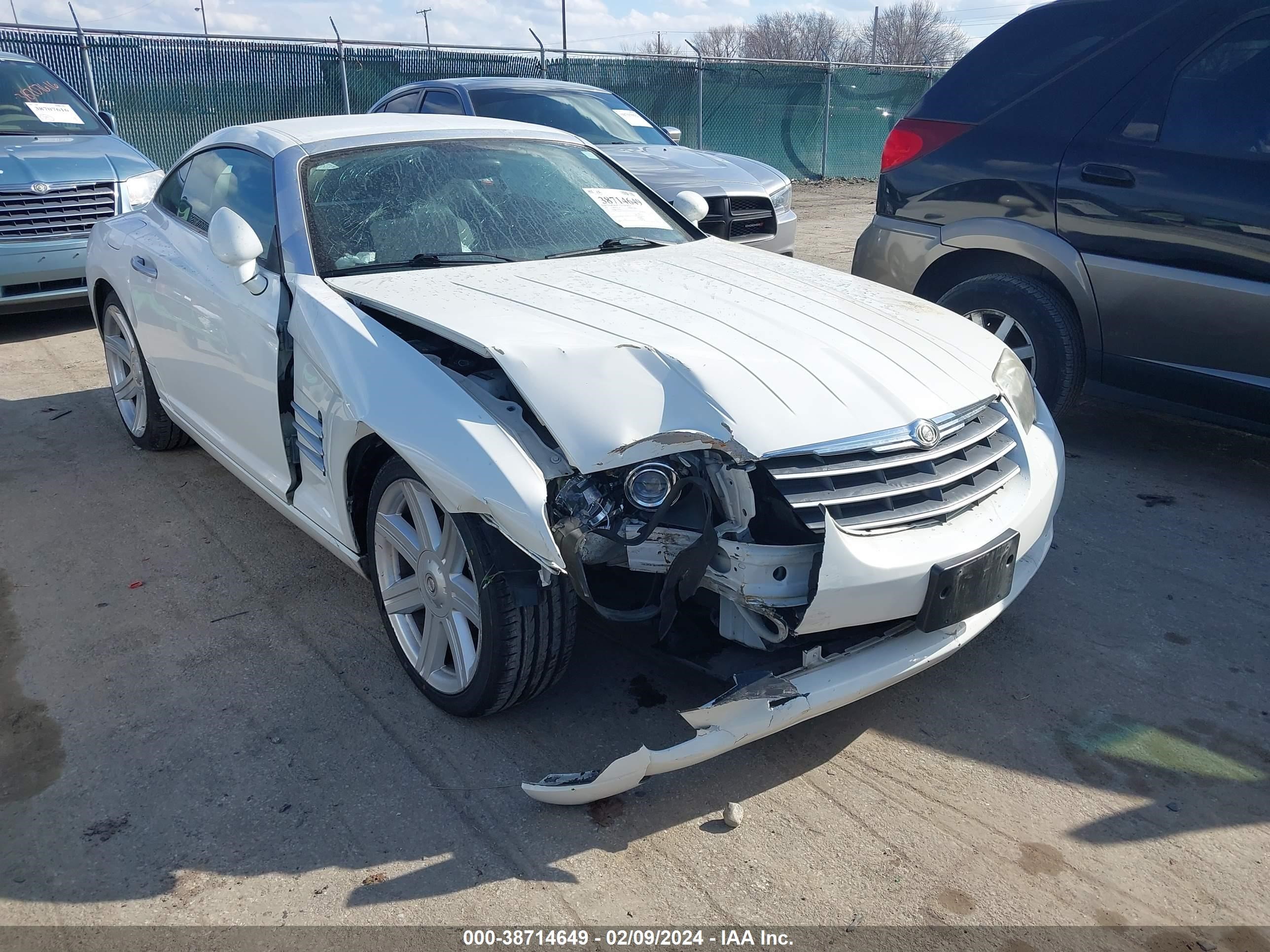 chrysler crossfire 2004 1c3an69l64x020874