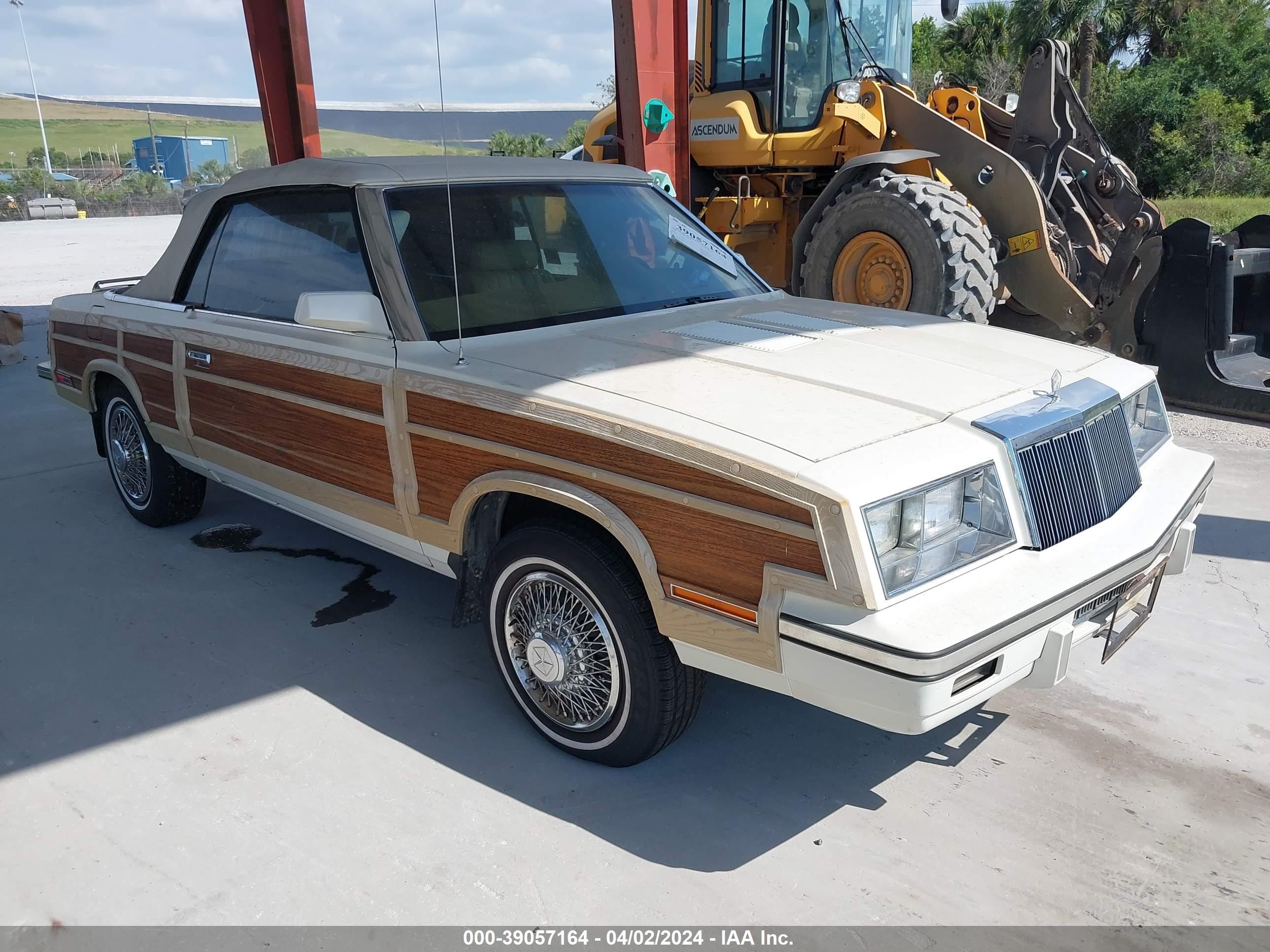 chrysler le baron 1985 1c3bc55e6fg266435