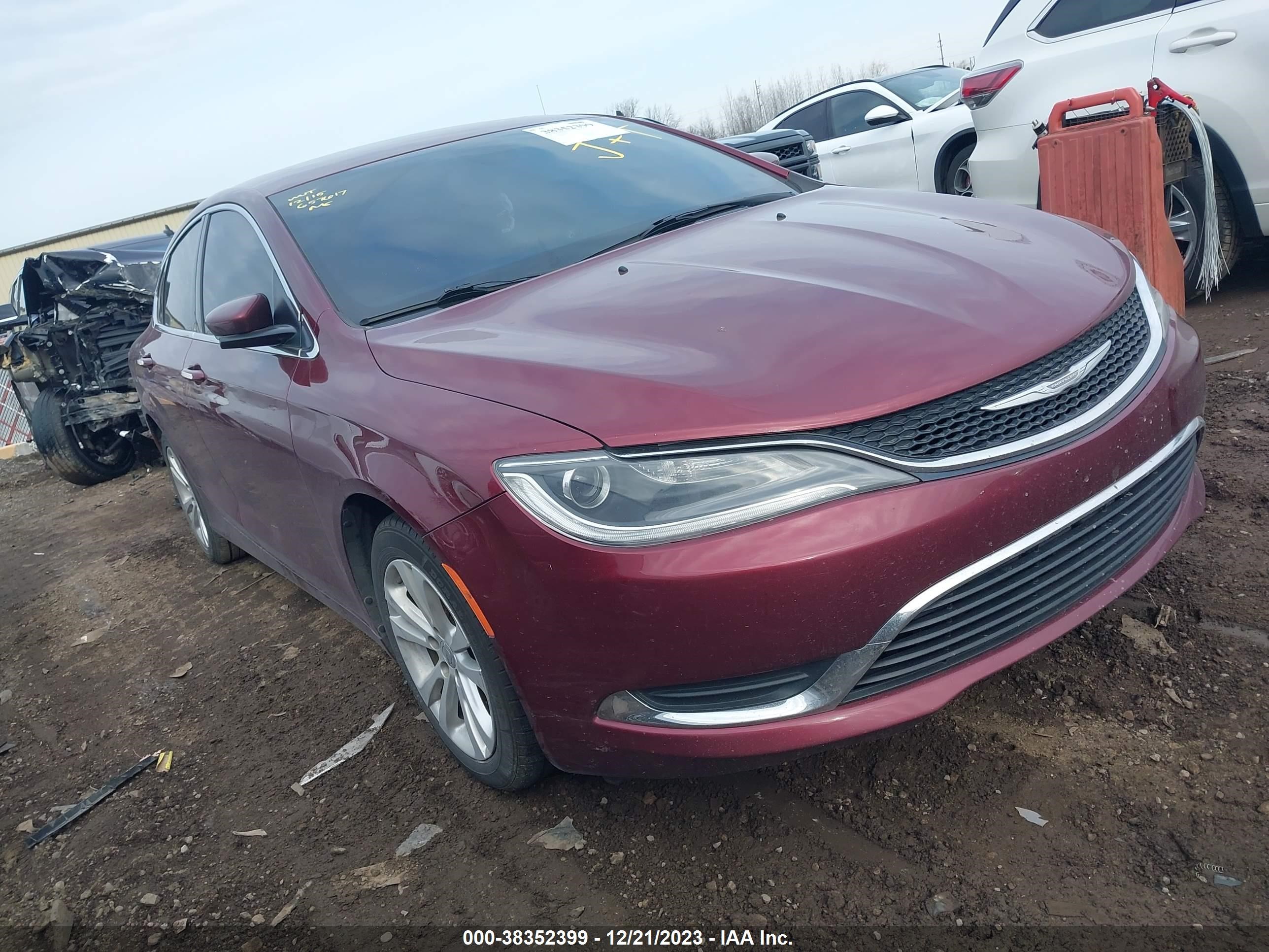 chrysler 200 2015 1c3cccab6fn657617