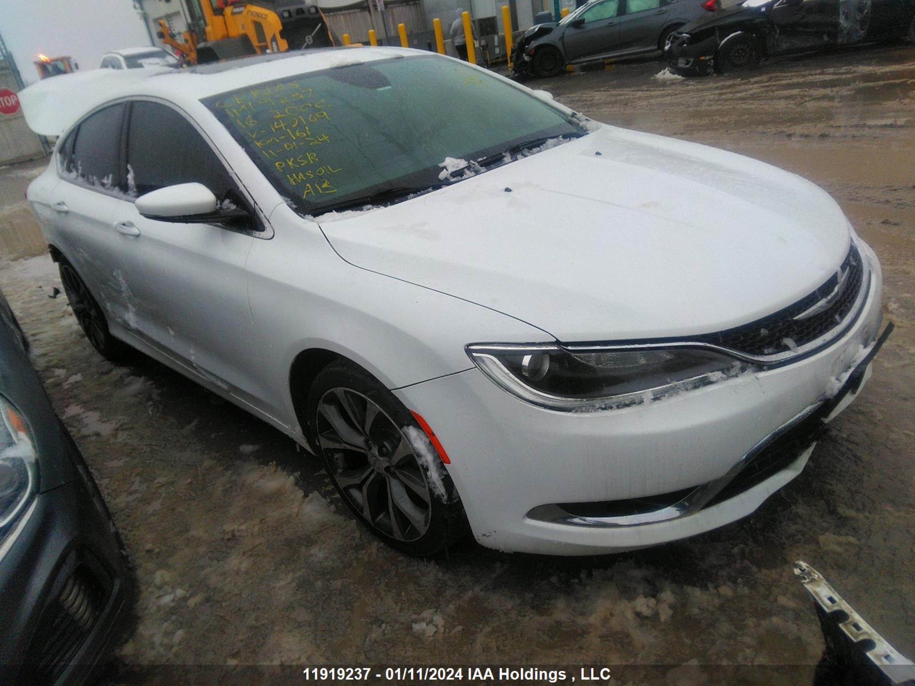 chrysler 200 2016 1c3ccccg7gn140109