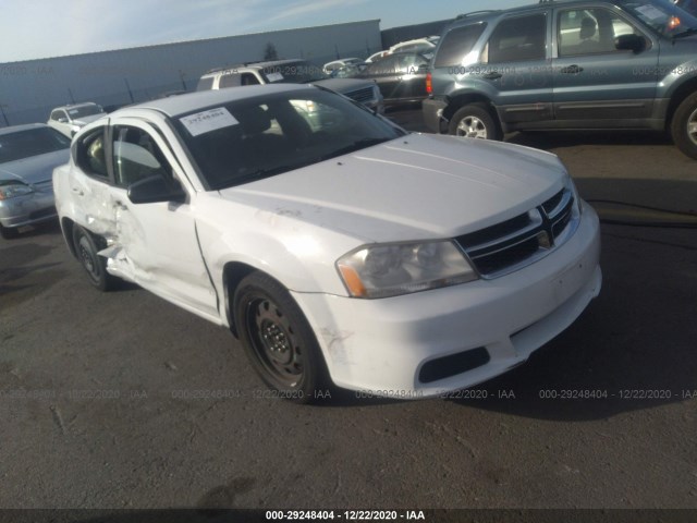 dodge avenger 2013 1c3cdzab5dn616022