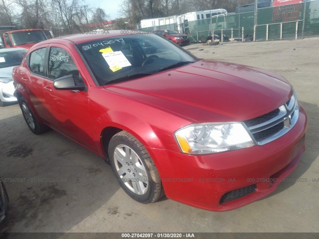 dodge avenger 2012 1c3cdzab7cn132853