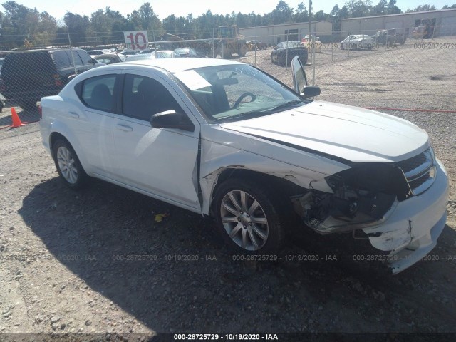 dodge avenger 2014 1c3cdzabxen139136