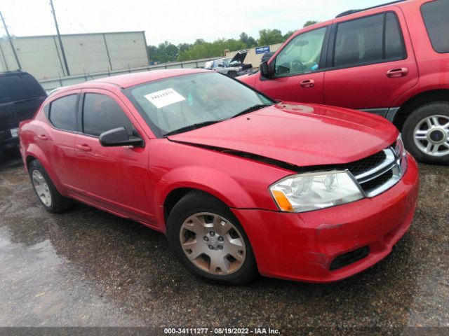 dodge avenger 2012 1c3cdzag7cn327640