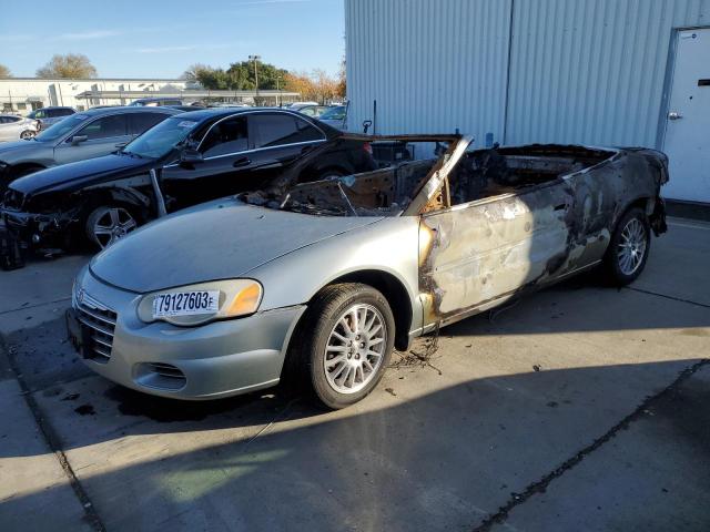 chrysler sebring 2005 1c3el45x25n614332