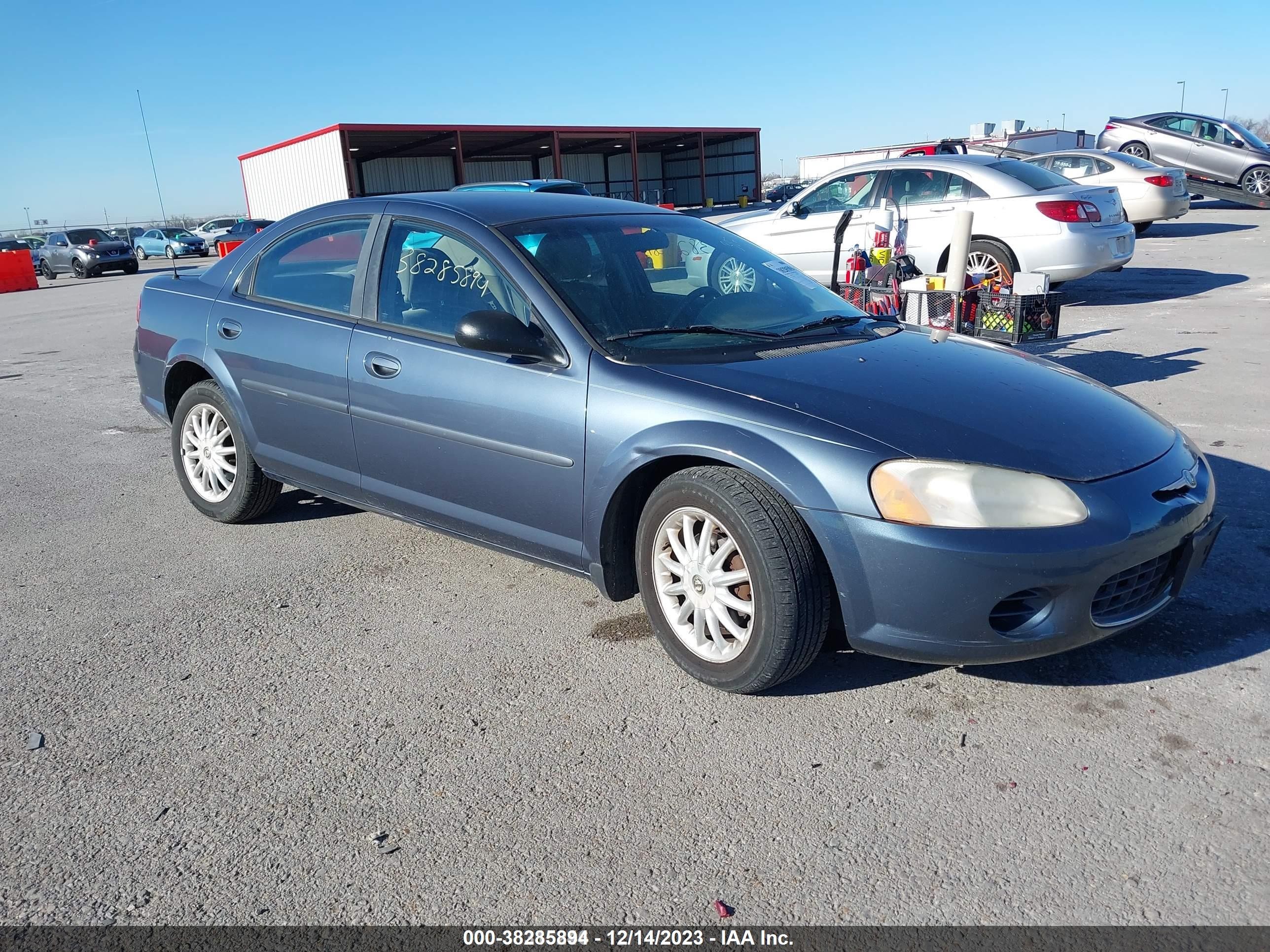 chrysler sebring 2002 1c3el46r02n231971