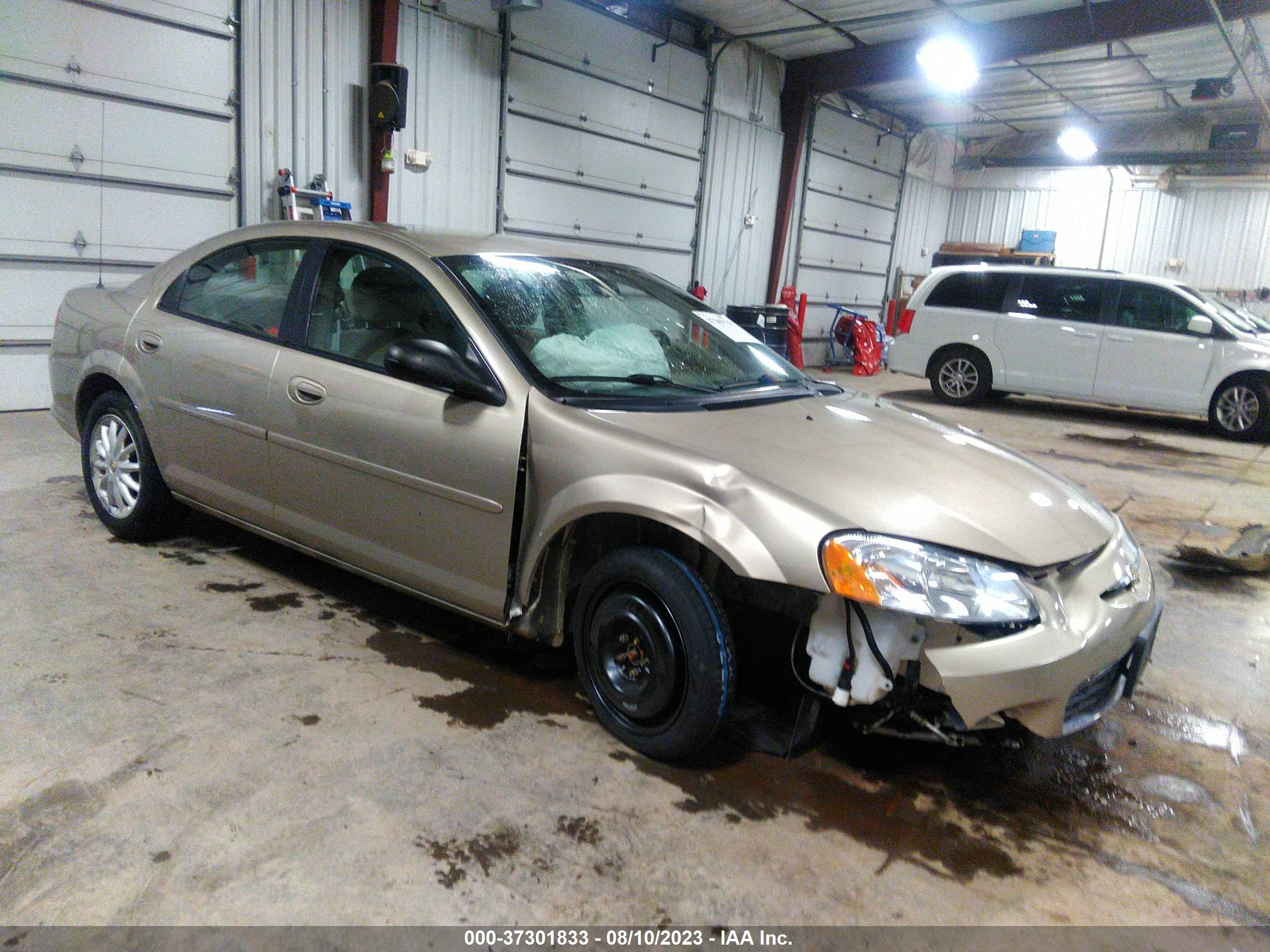 chrysler sebring 2002 1c3el46r12n189617