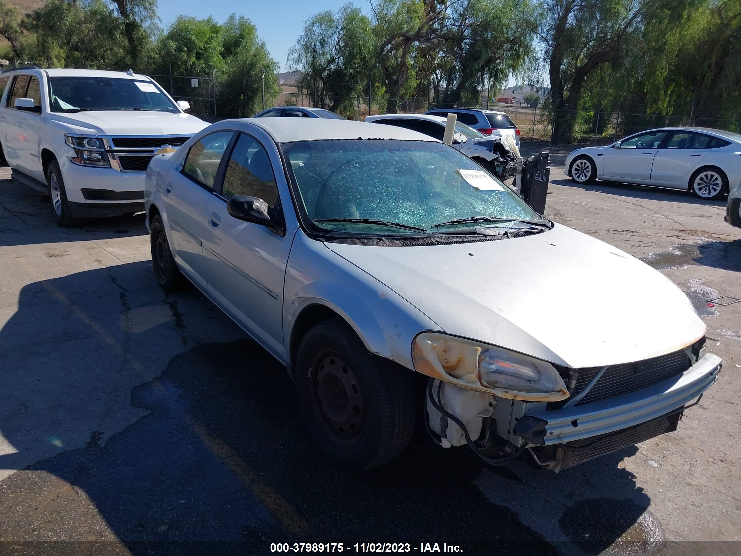 chrysler sebring 2002 1c3el46r72n251652