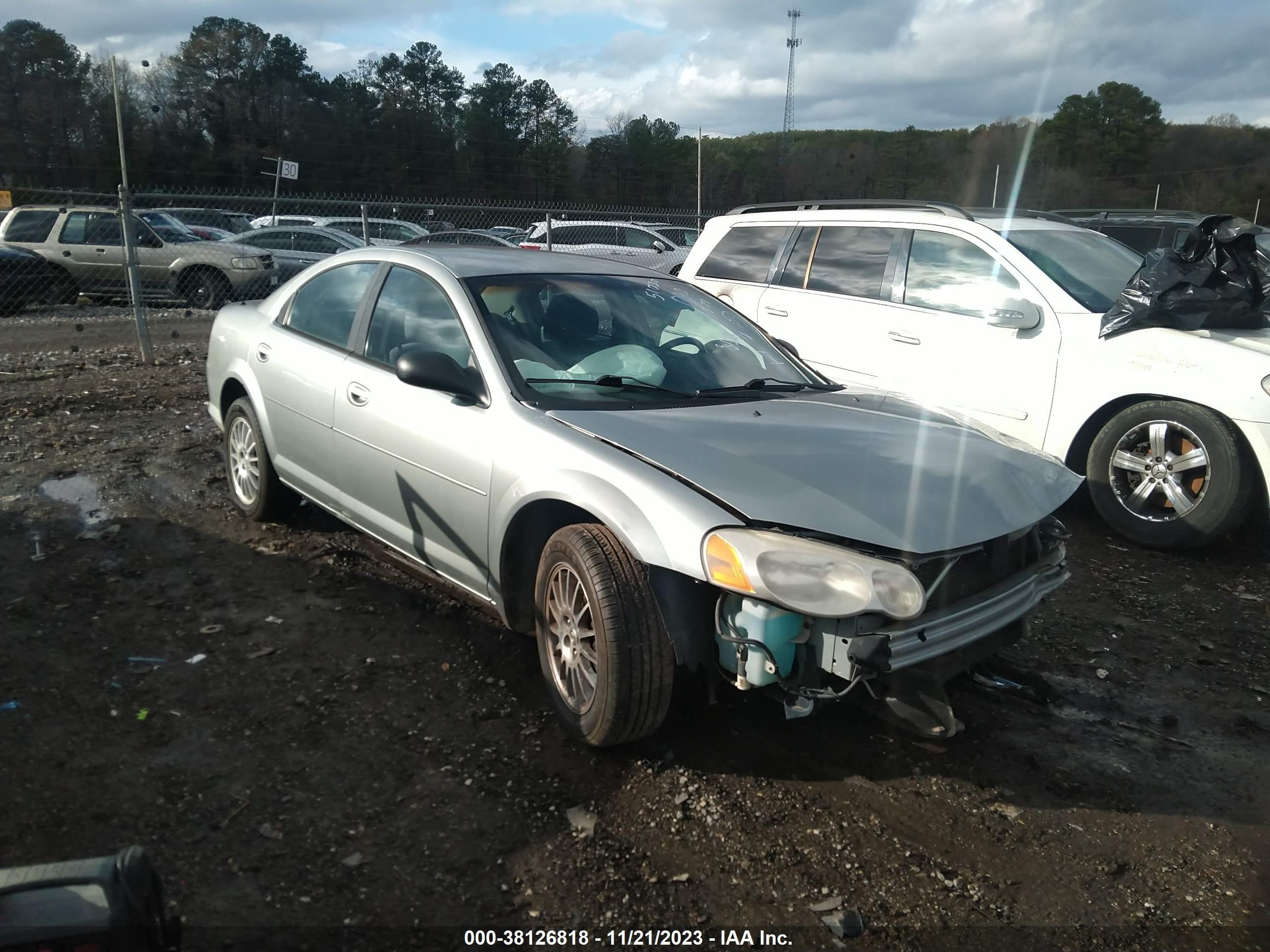 chrysler sebring 2006 1c3el46x06n183764