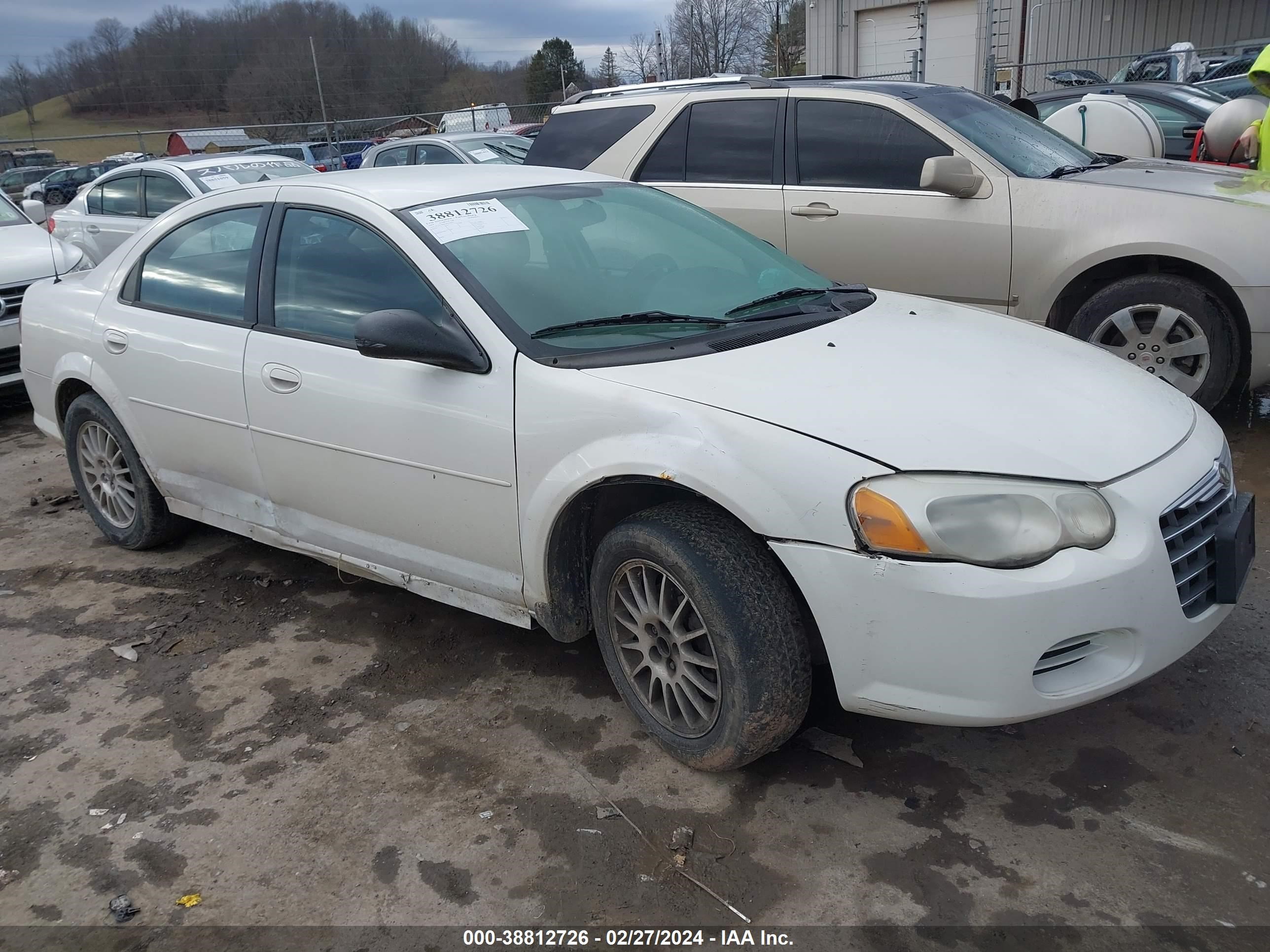 chrysler sebring 2004 1c3el46x54n198922