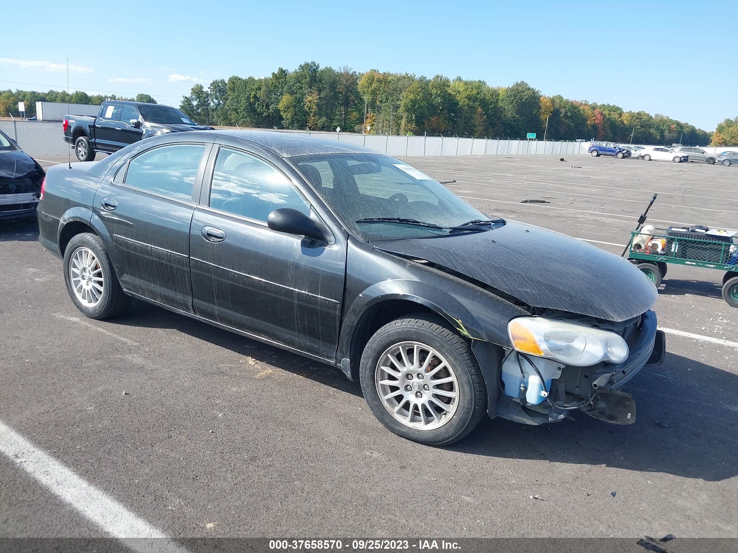 chrysler sebring 2005 1c3el46x55n511145