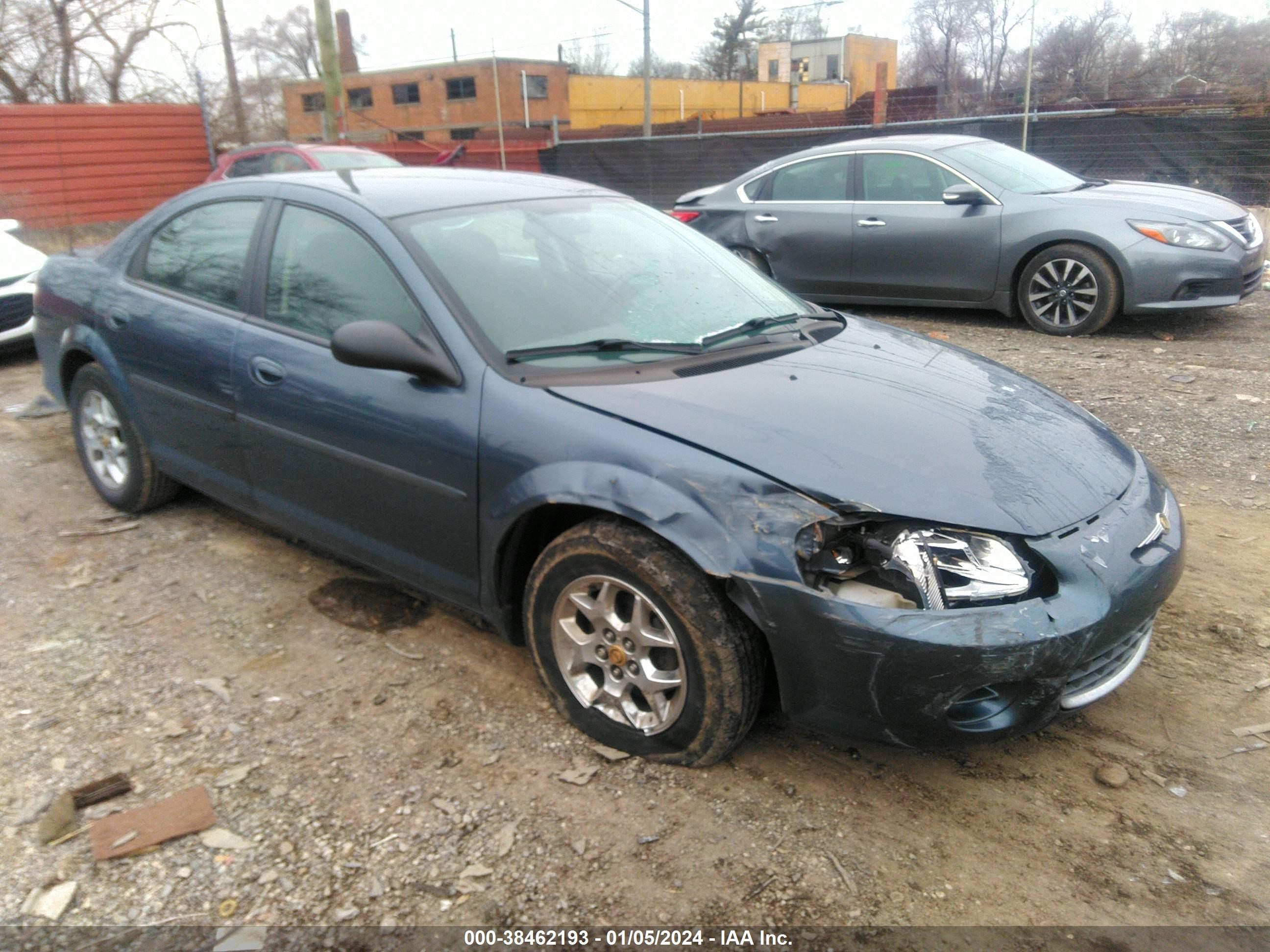 chrysler sebring 2002 1c3el46x72n324789