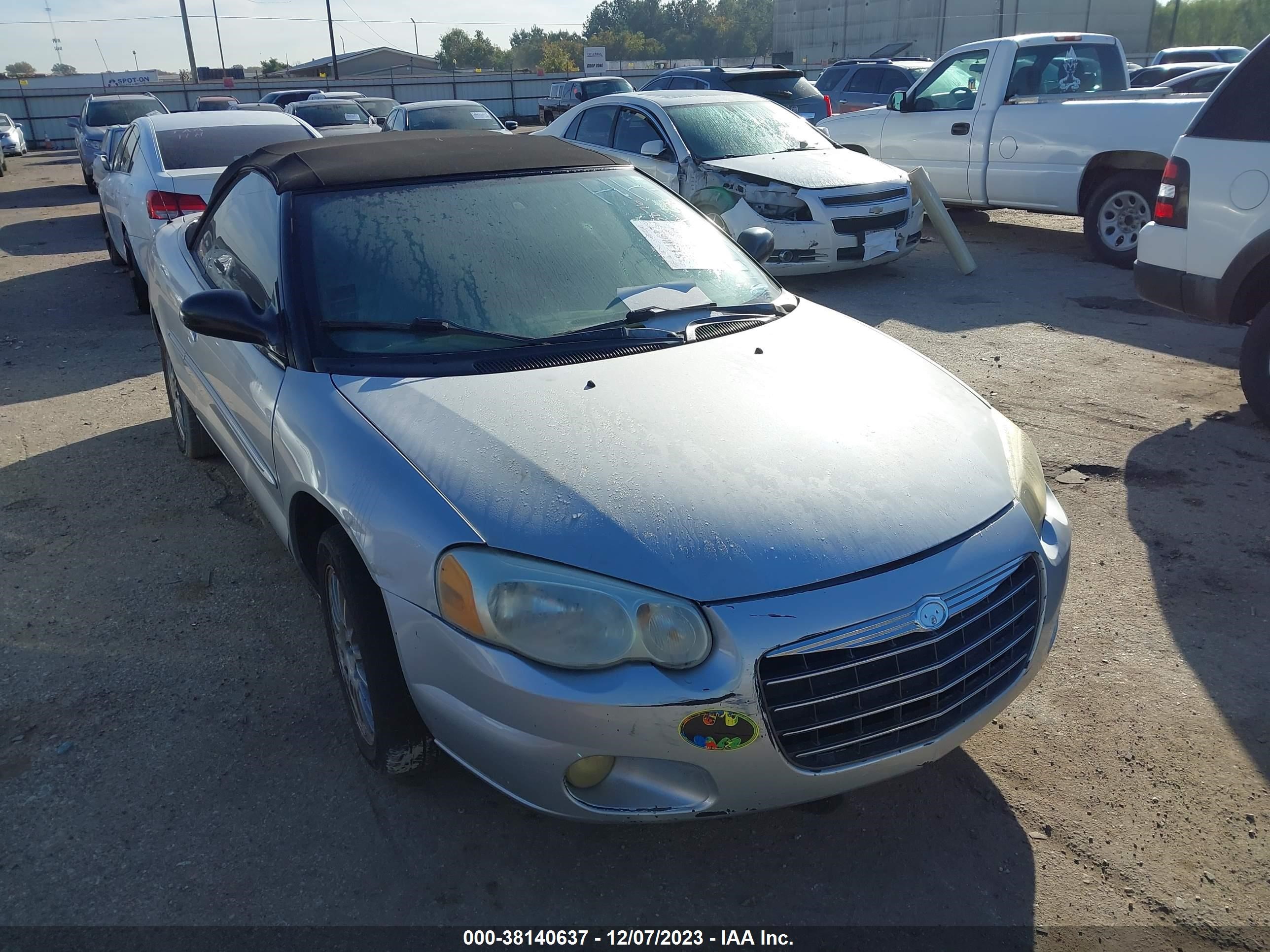 chrysler sebring 2006 1c3el55r16n135876