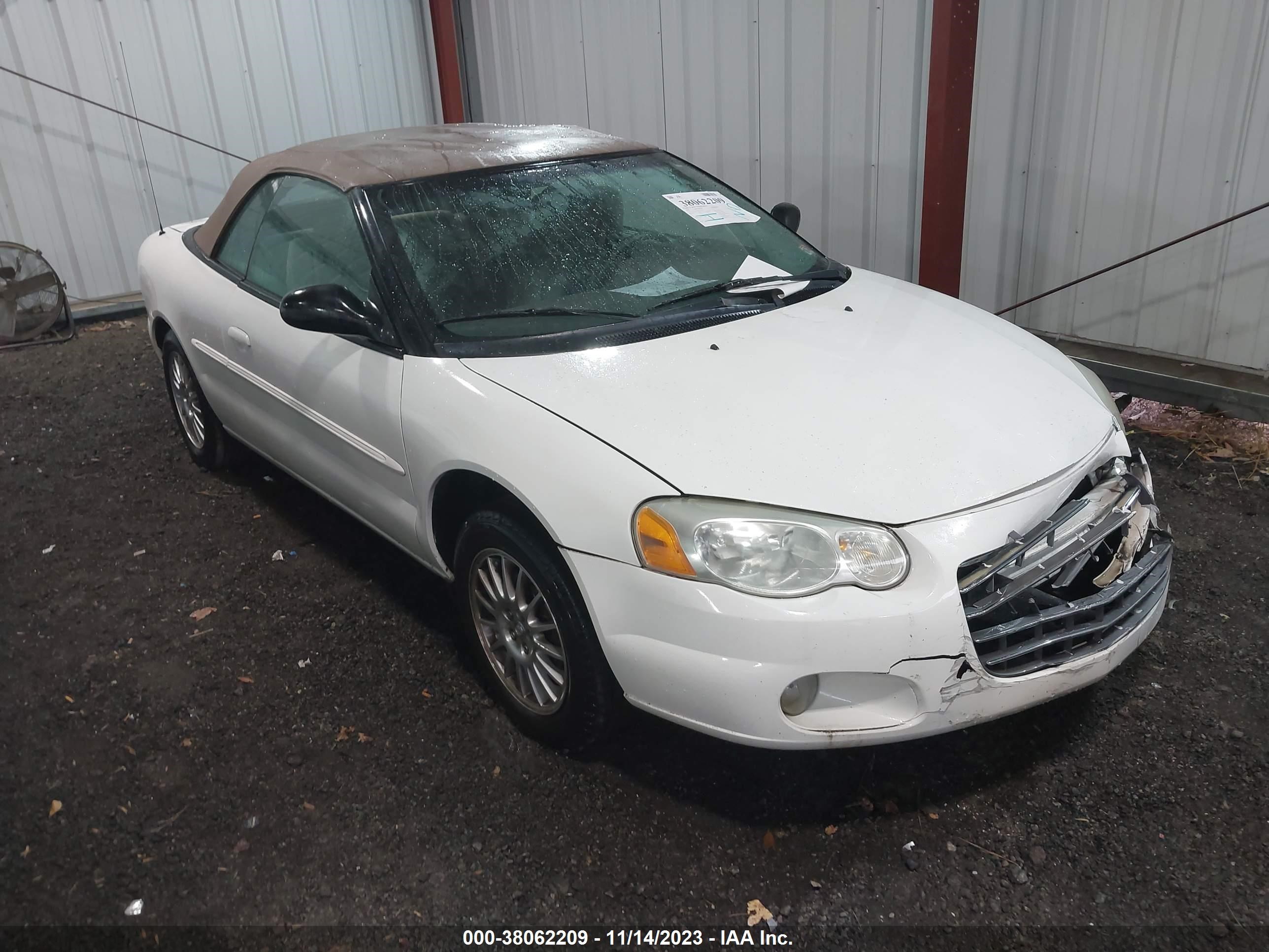 chrysler sebring 2006 1c3el55r16n154153