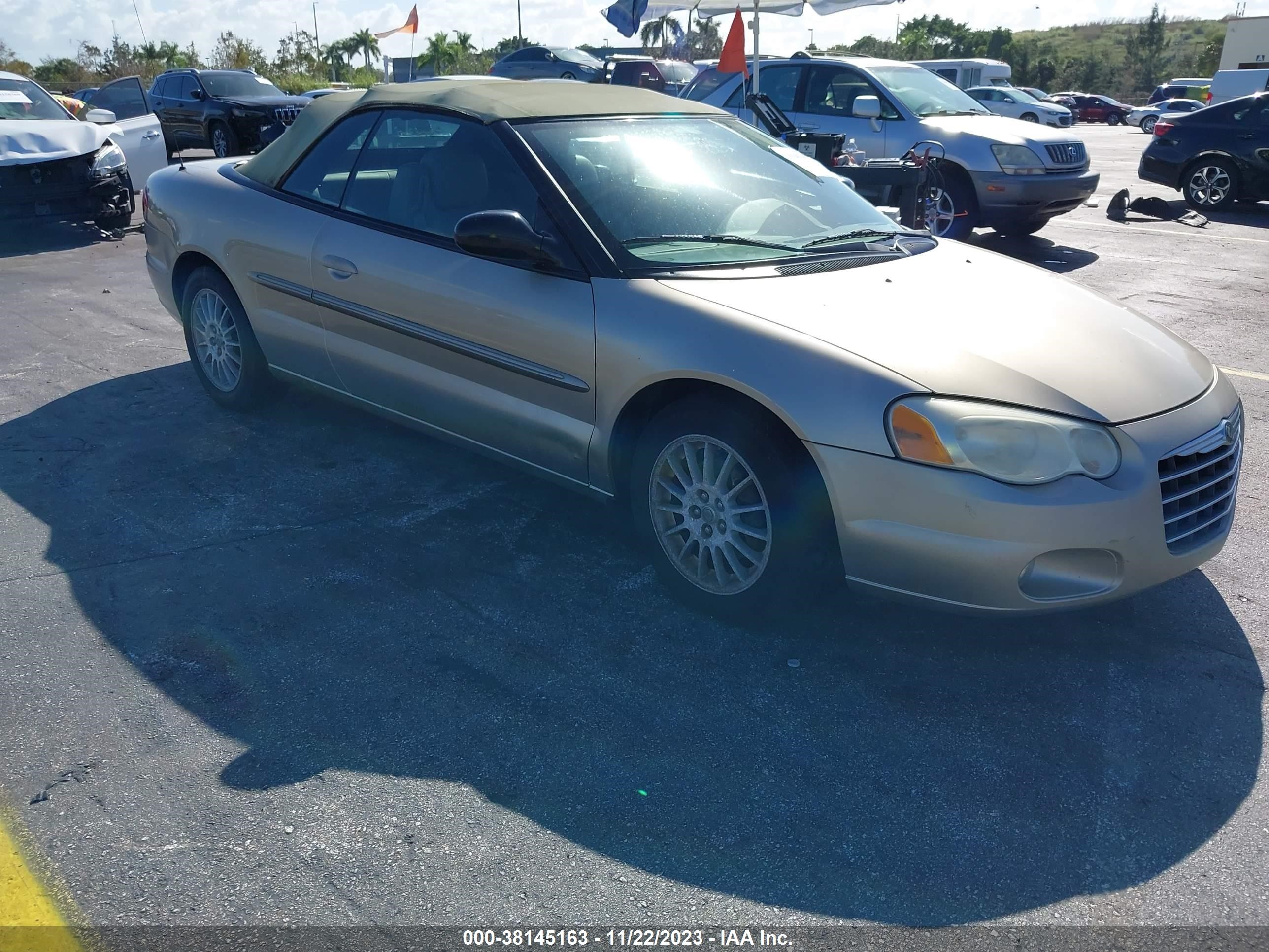 chrysler sebring 2004 1c3el55r24n160914