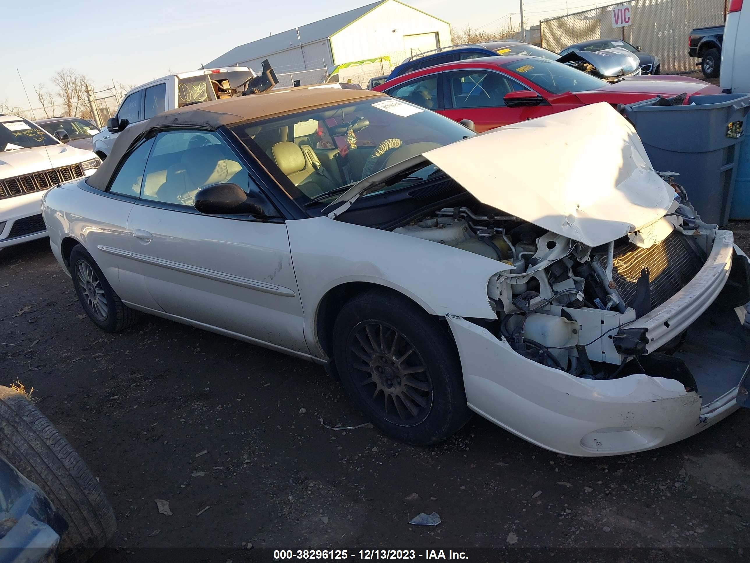 chrysler sebring 2006 1c3el55r56n136352