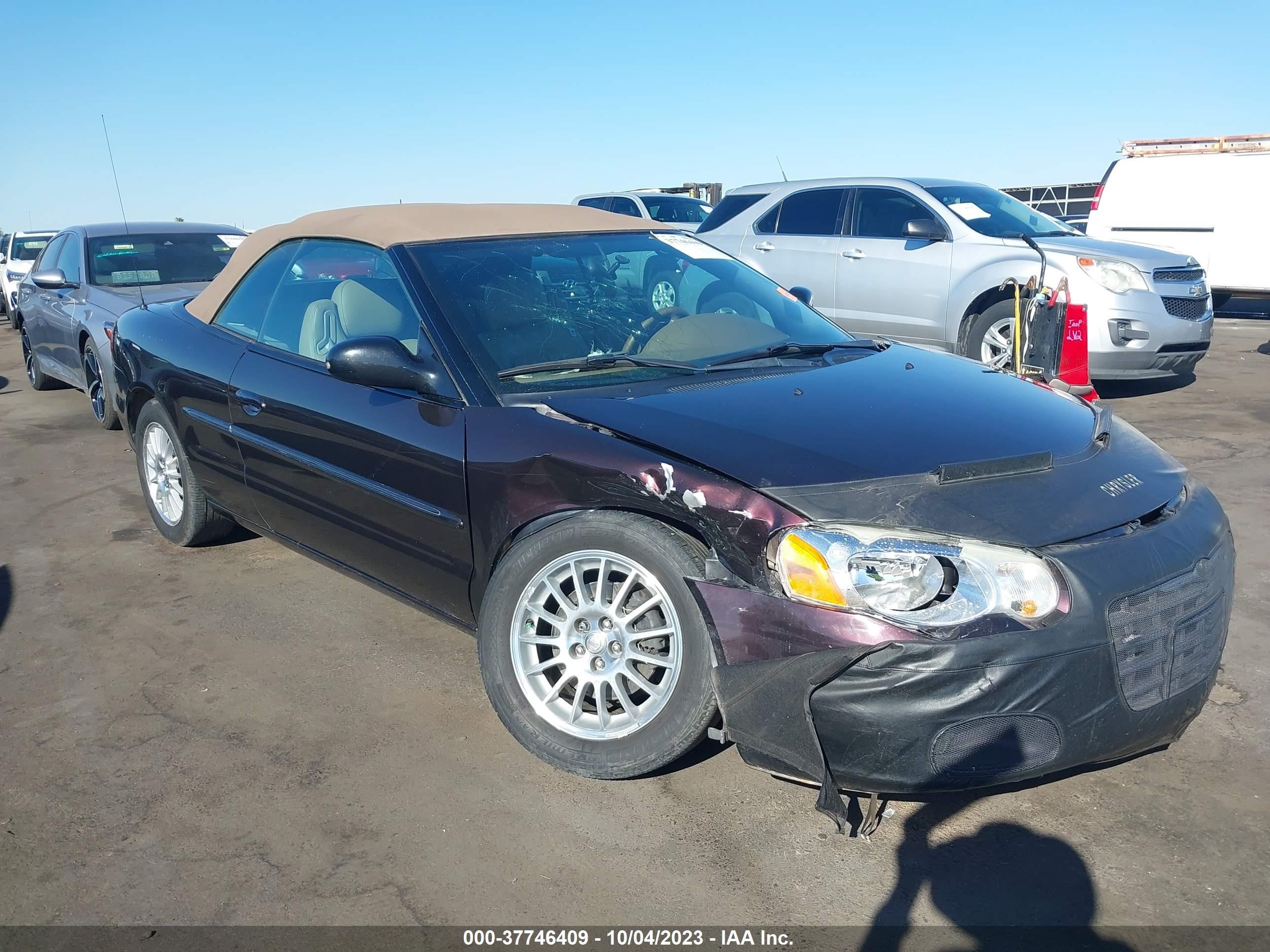 chrysler sebring 2004 1c3el55r74n335903