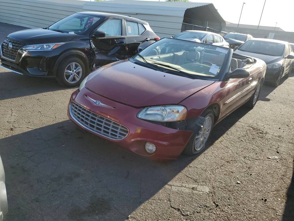 chrysler sebring v6 2004 1c3el55rx4n390572