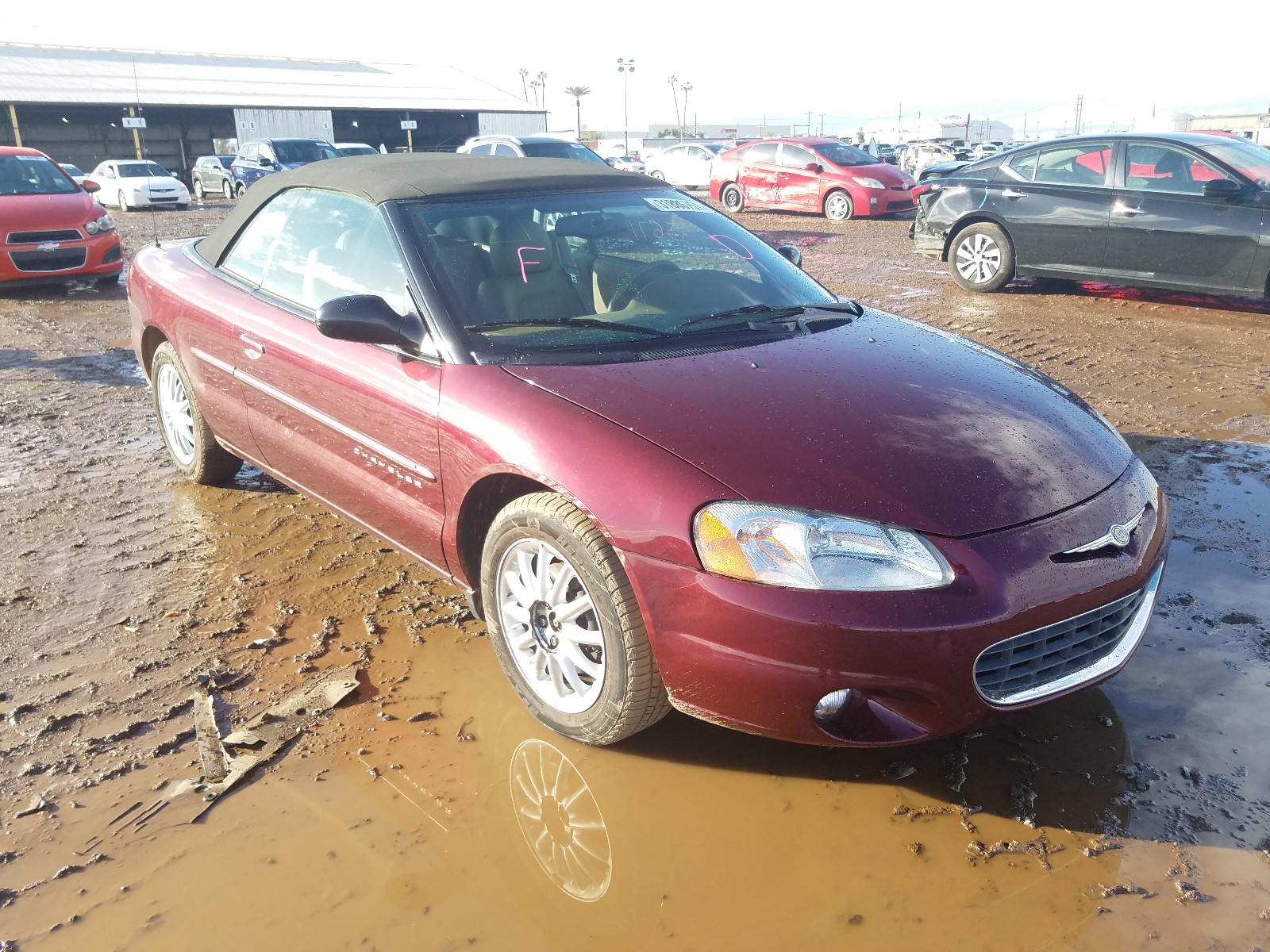 chrysler sebring lx 2001 1c3el55u61n662289