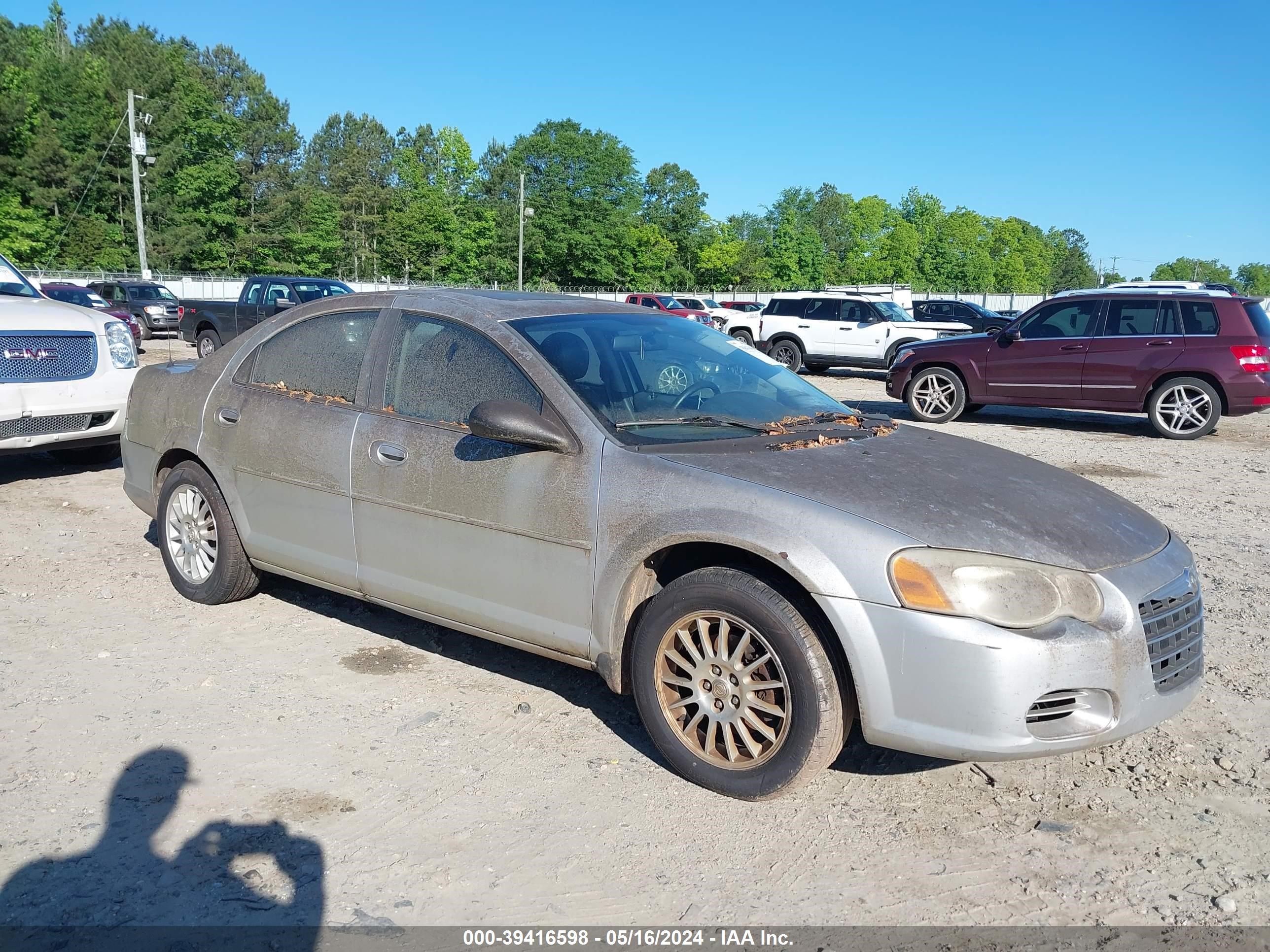 chrysler sebring 2004 1c3el56r74n411389