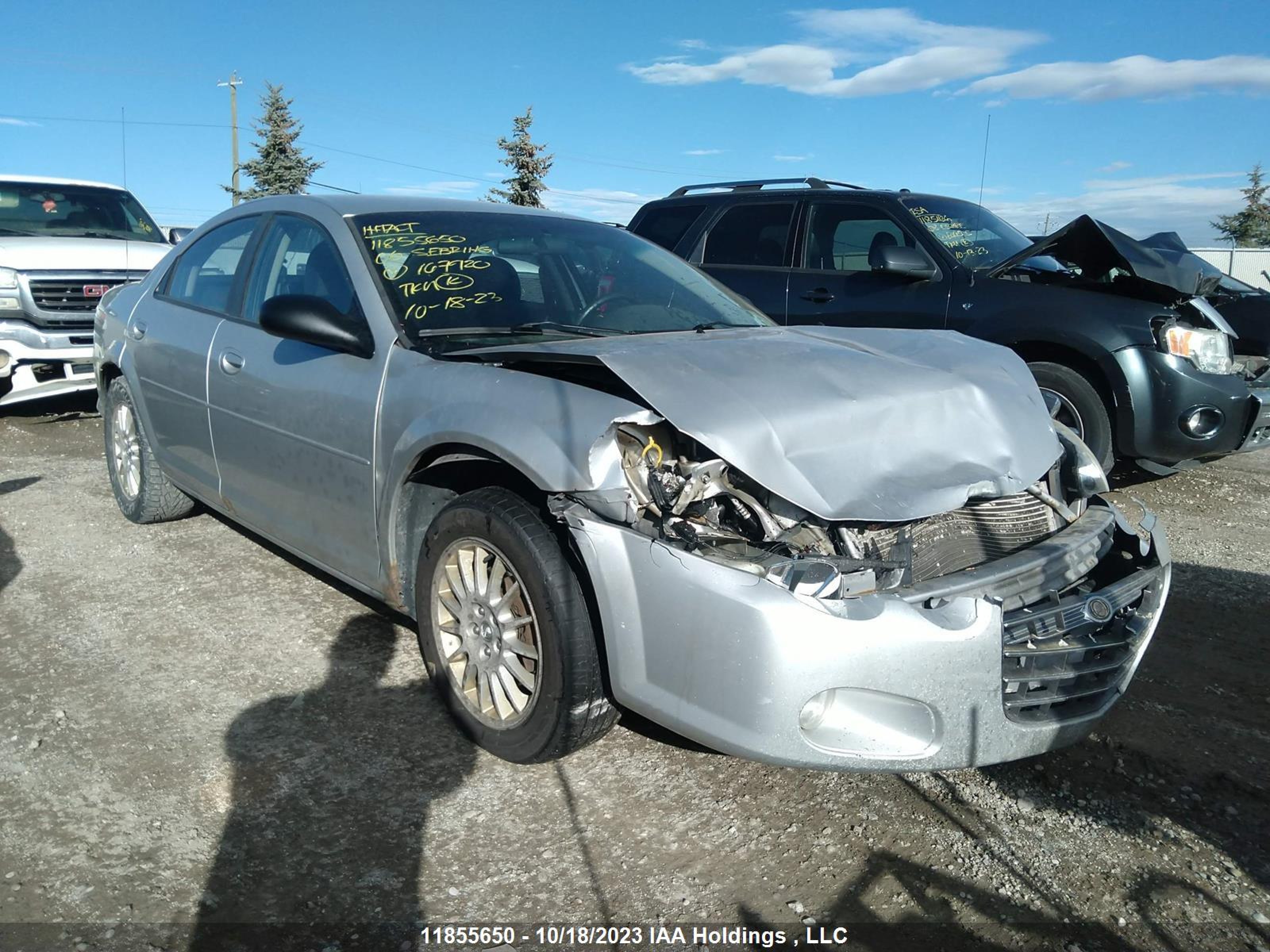 chrysler sebring 2006 1c3el56r86n167920