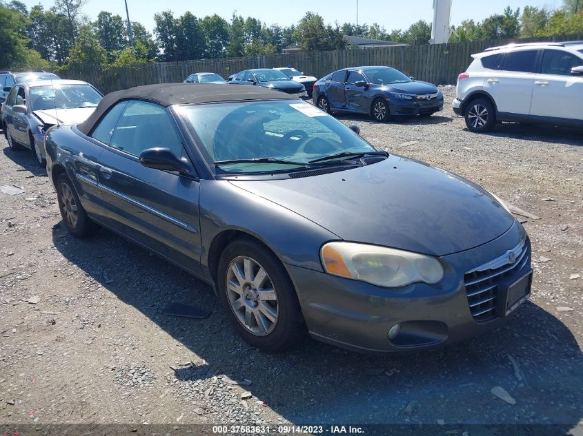 chrysler sebring 2004 1c3el65r14n141907