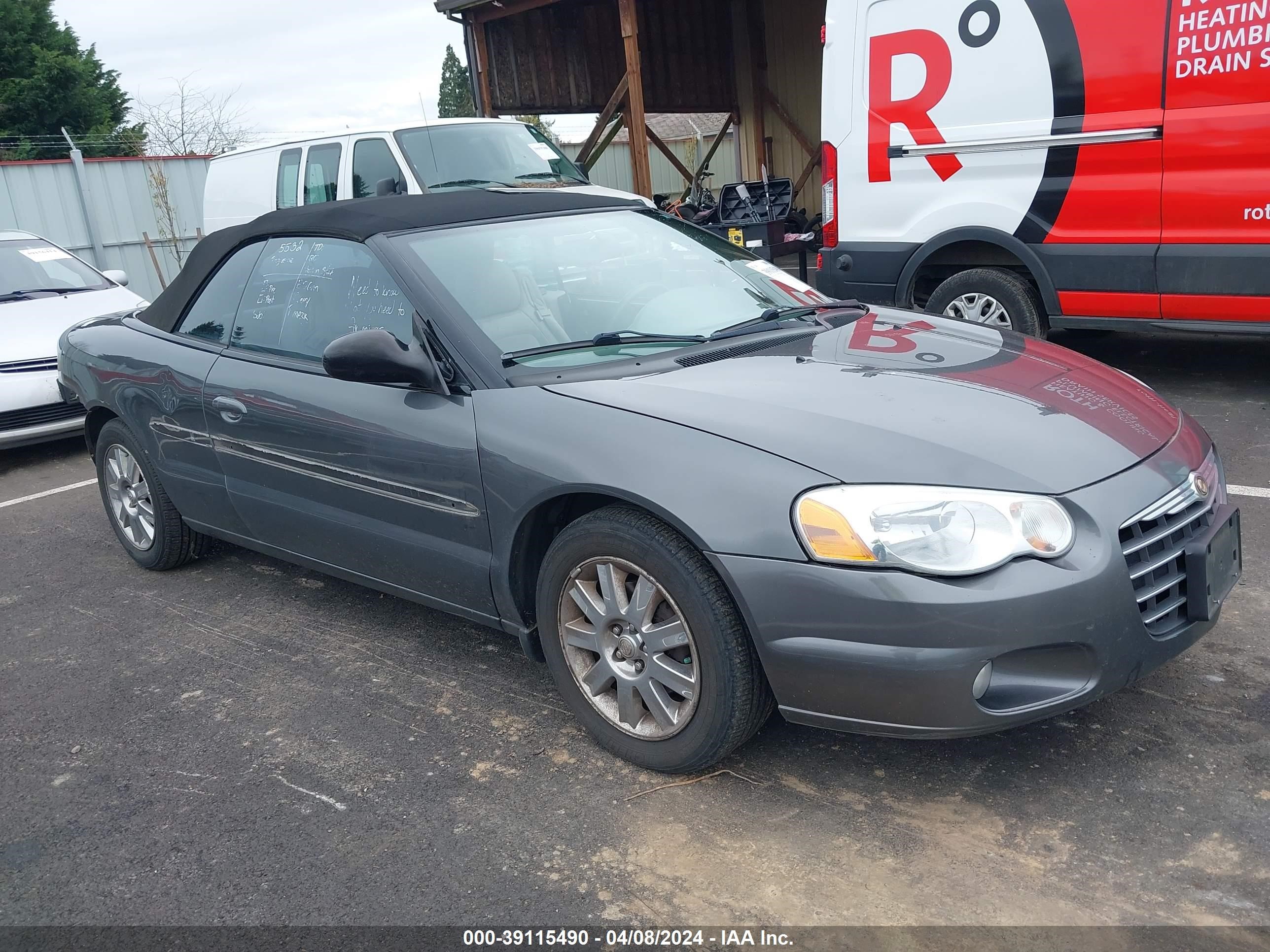 chrysler sebring 2005 1c3el65r15n677001