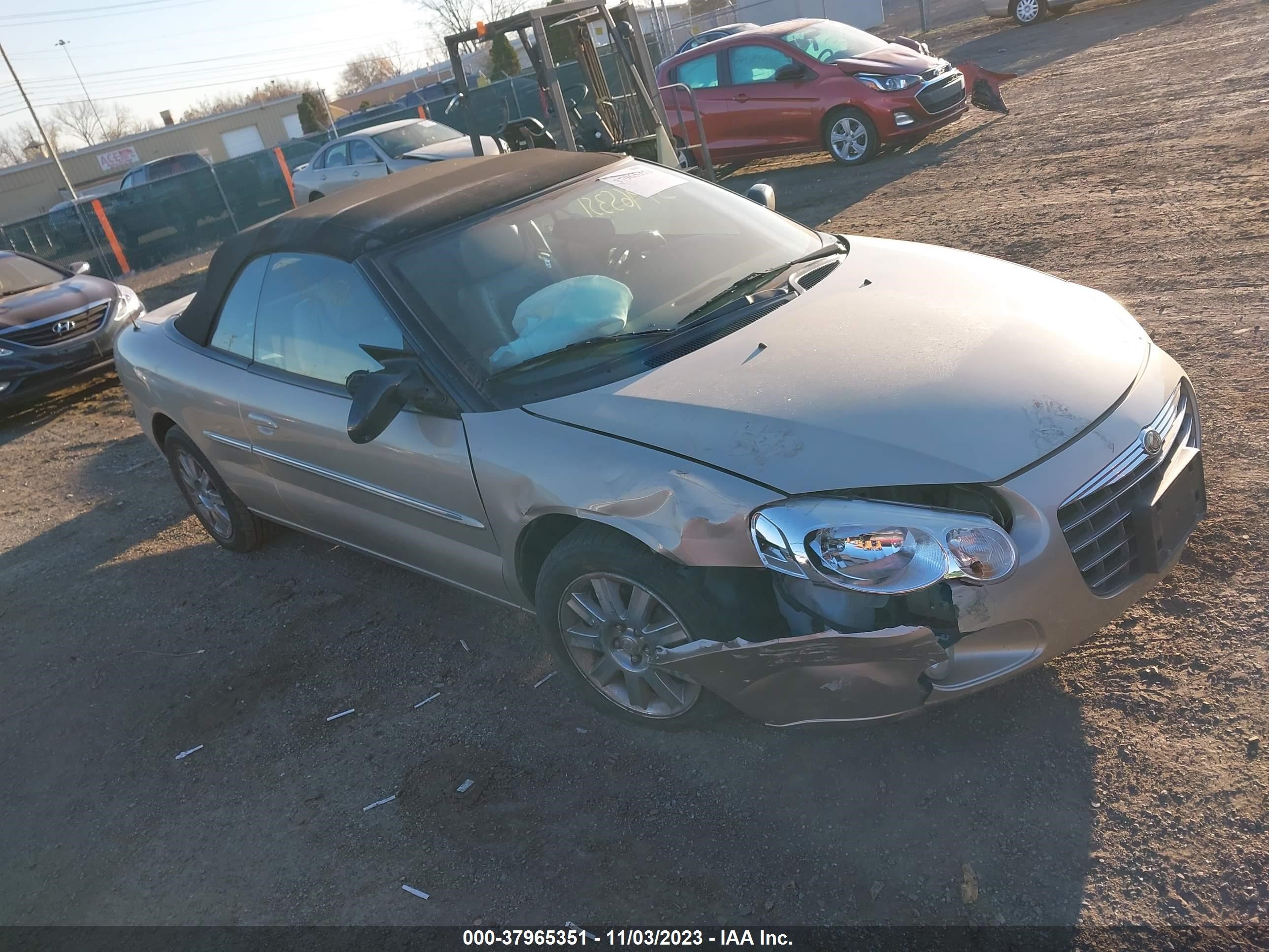 chrysler sebring 2006 1c3el65r46n153326