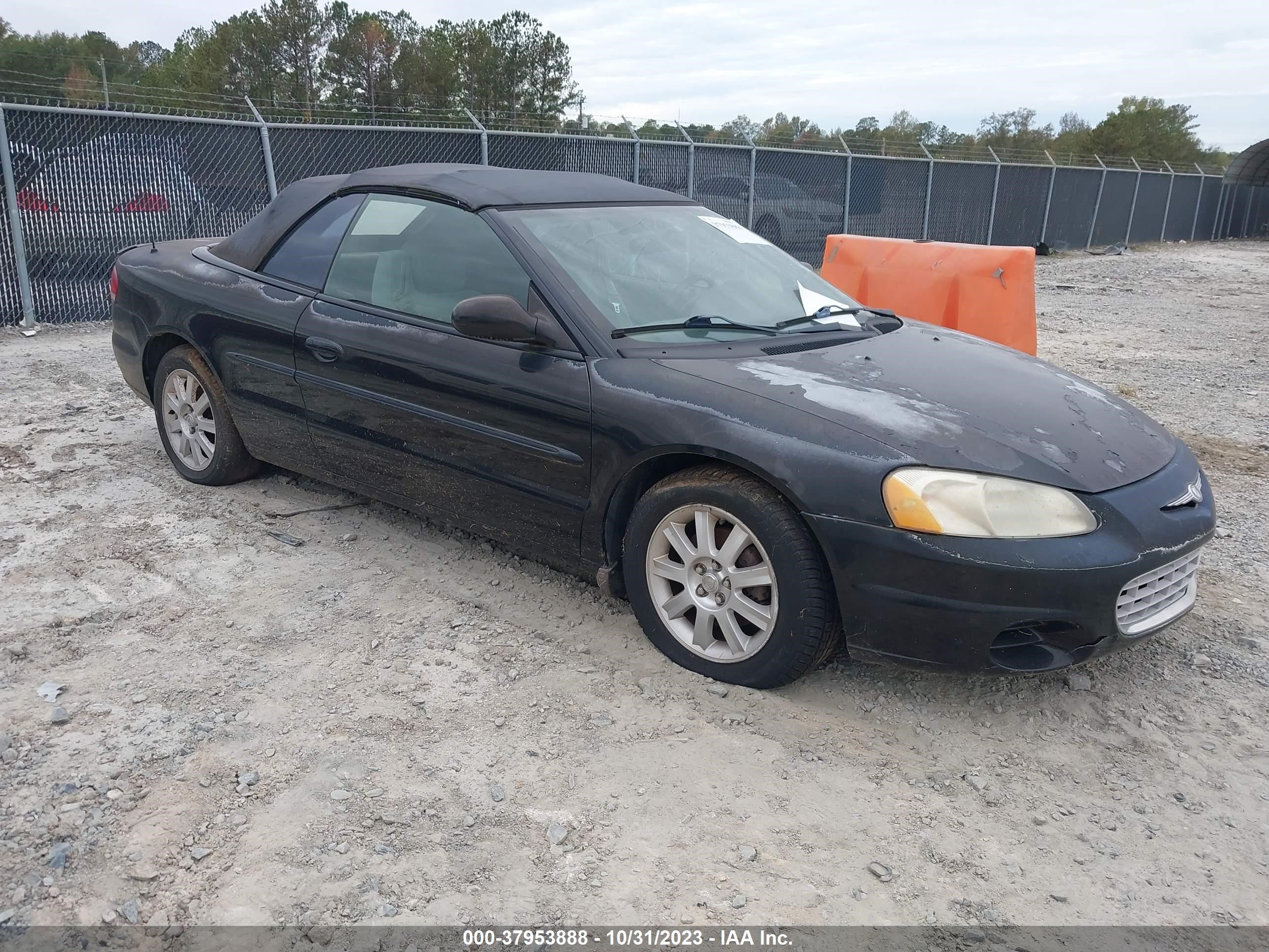 chrysler sebring 2002 1c3el75r02n245131