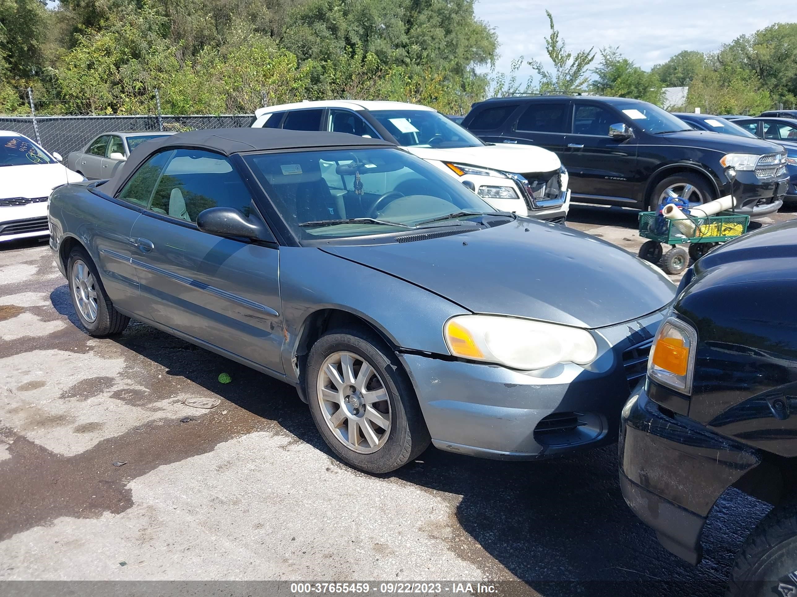 chrysler sebring 2006 1c3el75r26n141438