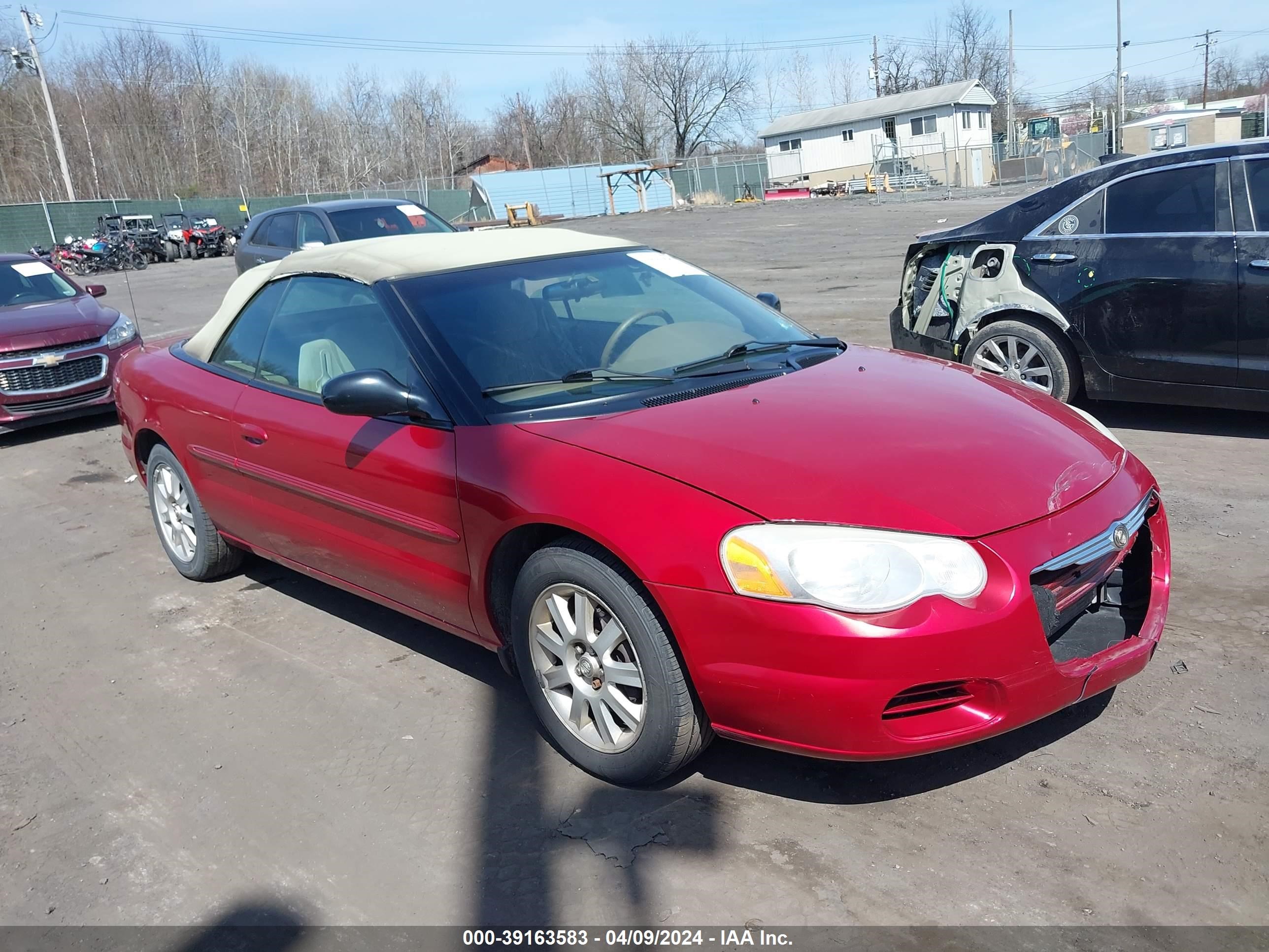 chrysler sebring 2004 1c3el75r44n119812