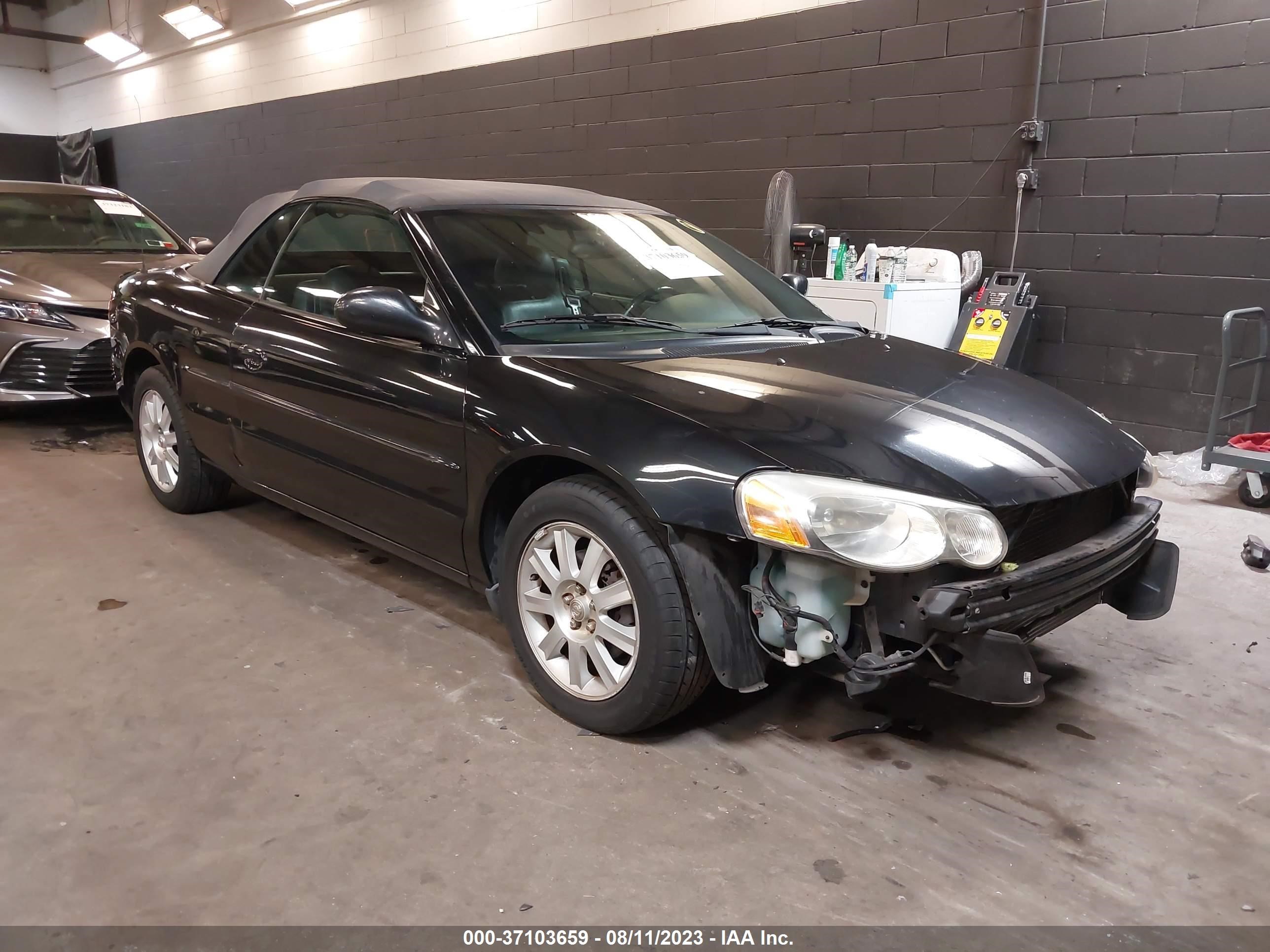 chrysler sebring 2005 1c3el75r95n502582