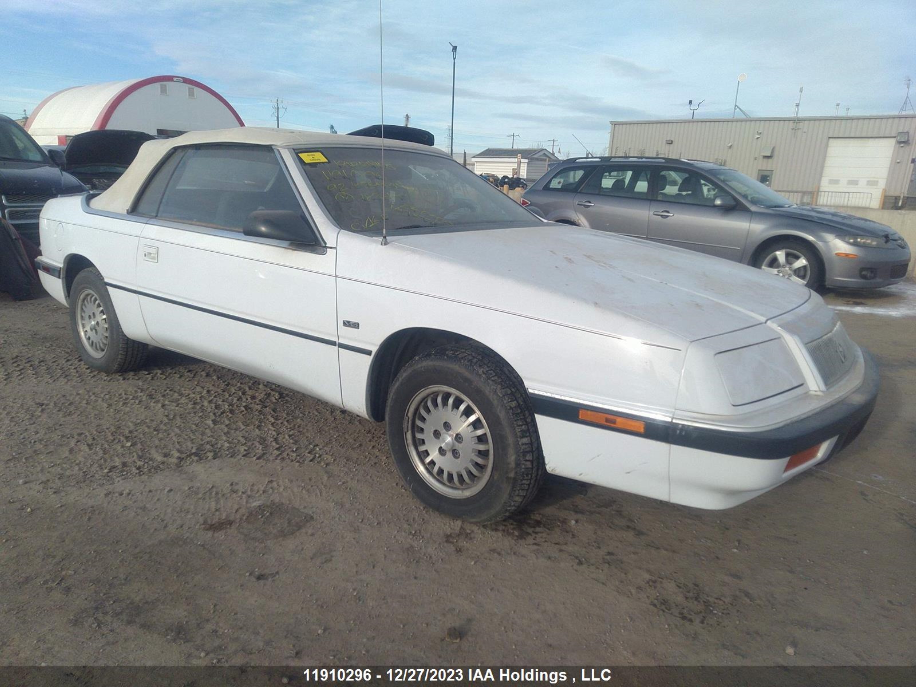 chrysler le baron 1992 1c3xu4534nf183473