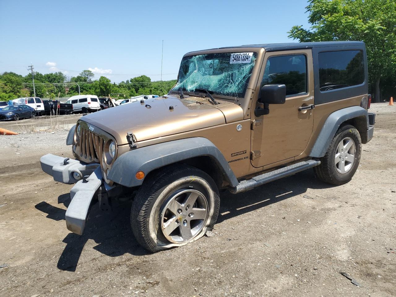 jeep wrangler 2015 1c4ajwag1fl595173