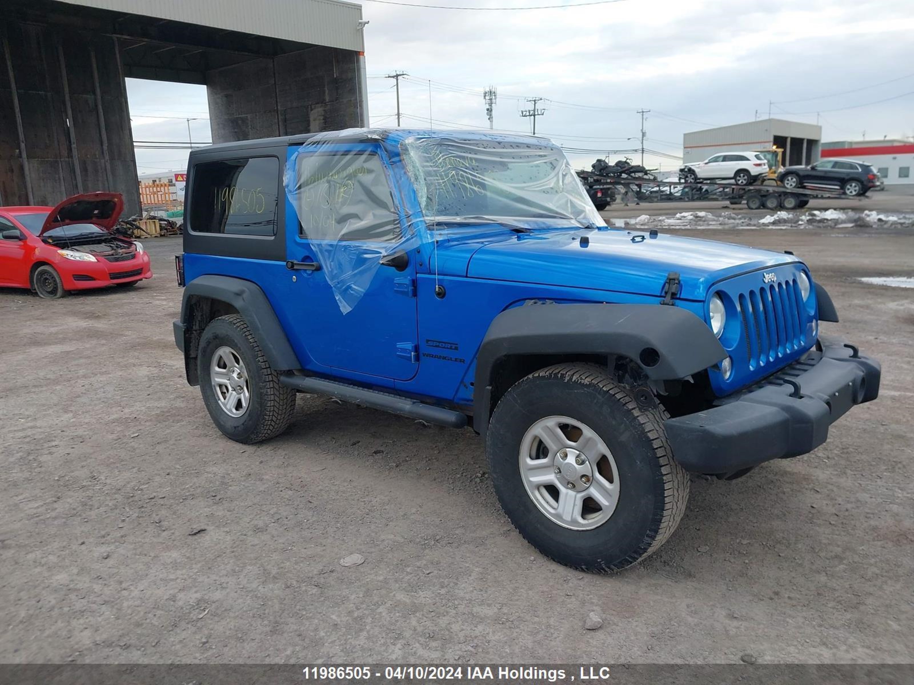 jeep wrangler 2016 1c4ajwag3gl233377