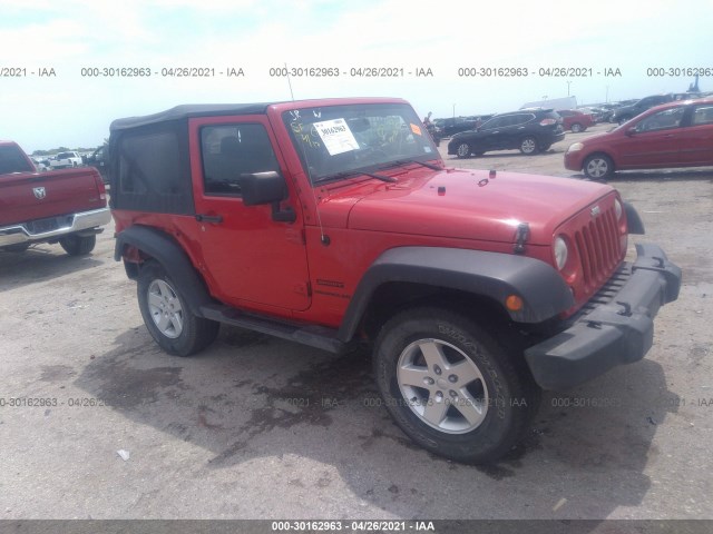 jeep wrangler 2014 1c4ajwag4el265400