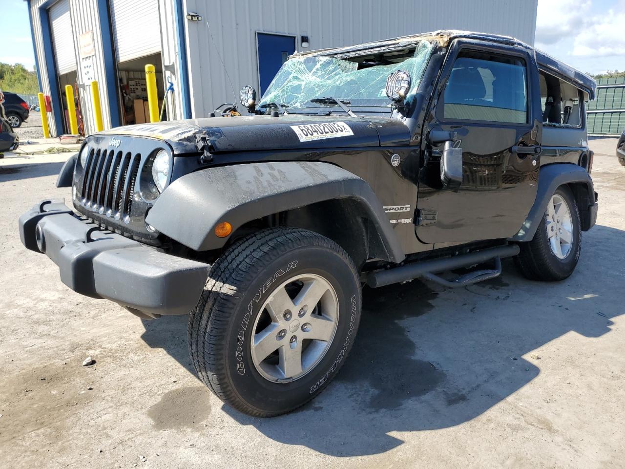 jeep wrangler 2018 1c4ajwag5jl875428