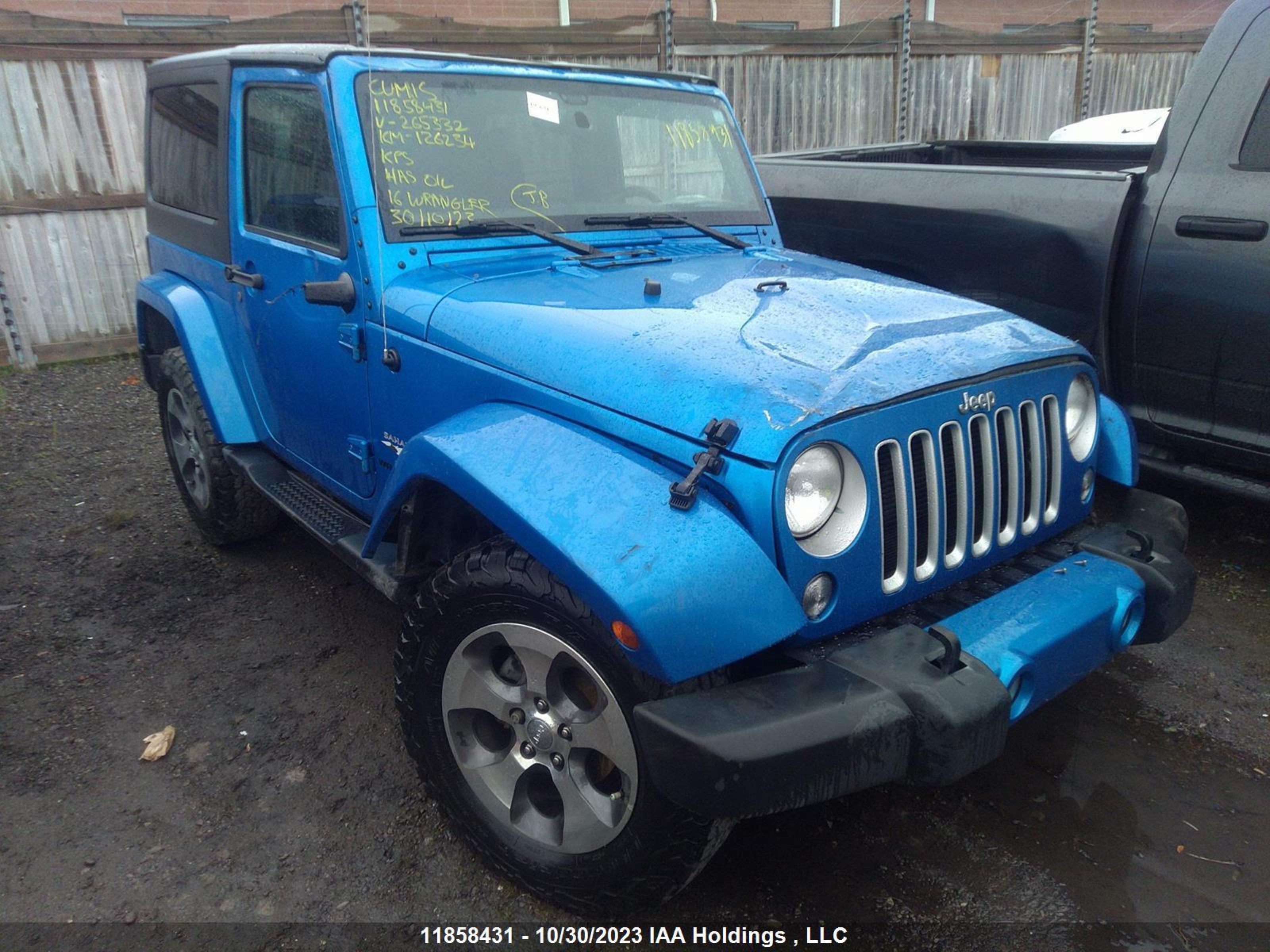 jeep wrangler 2016 1c4ajwbg0gl265332