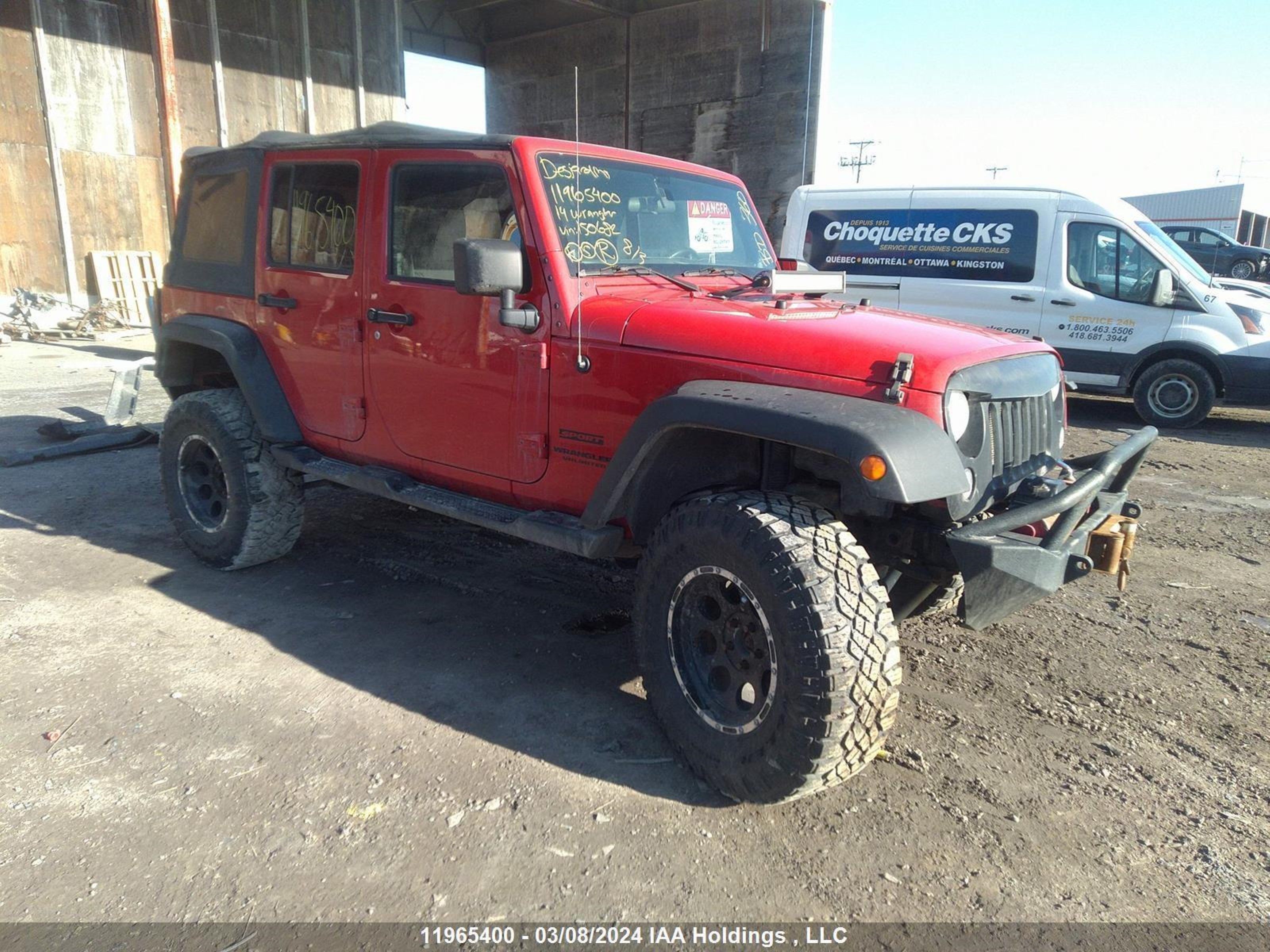 jeep wrangler 2014 1c4bjwdg2el150682