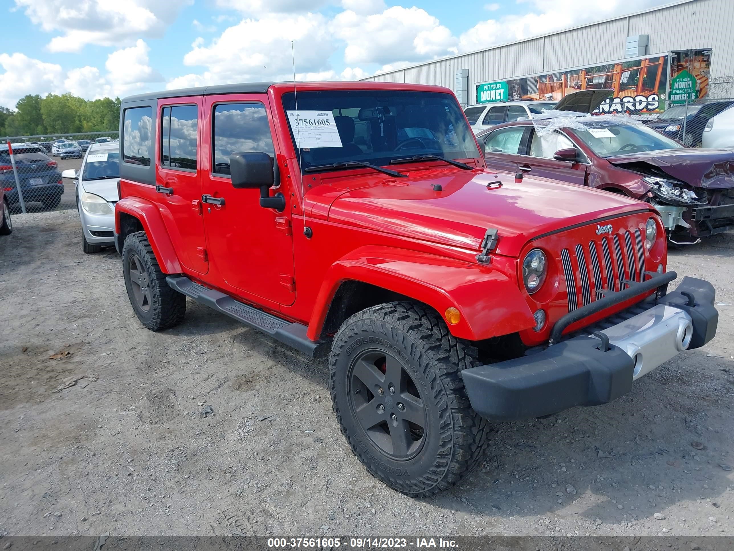 jeep wrangler 2014 1c4bjwdg5el119975