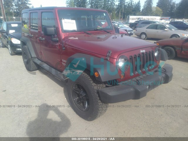 jeep wrangler unlimited 2012 1c4bjwdg6cl233612