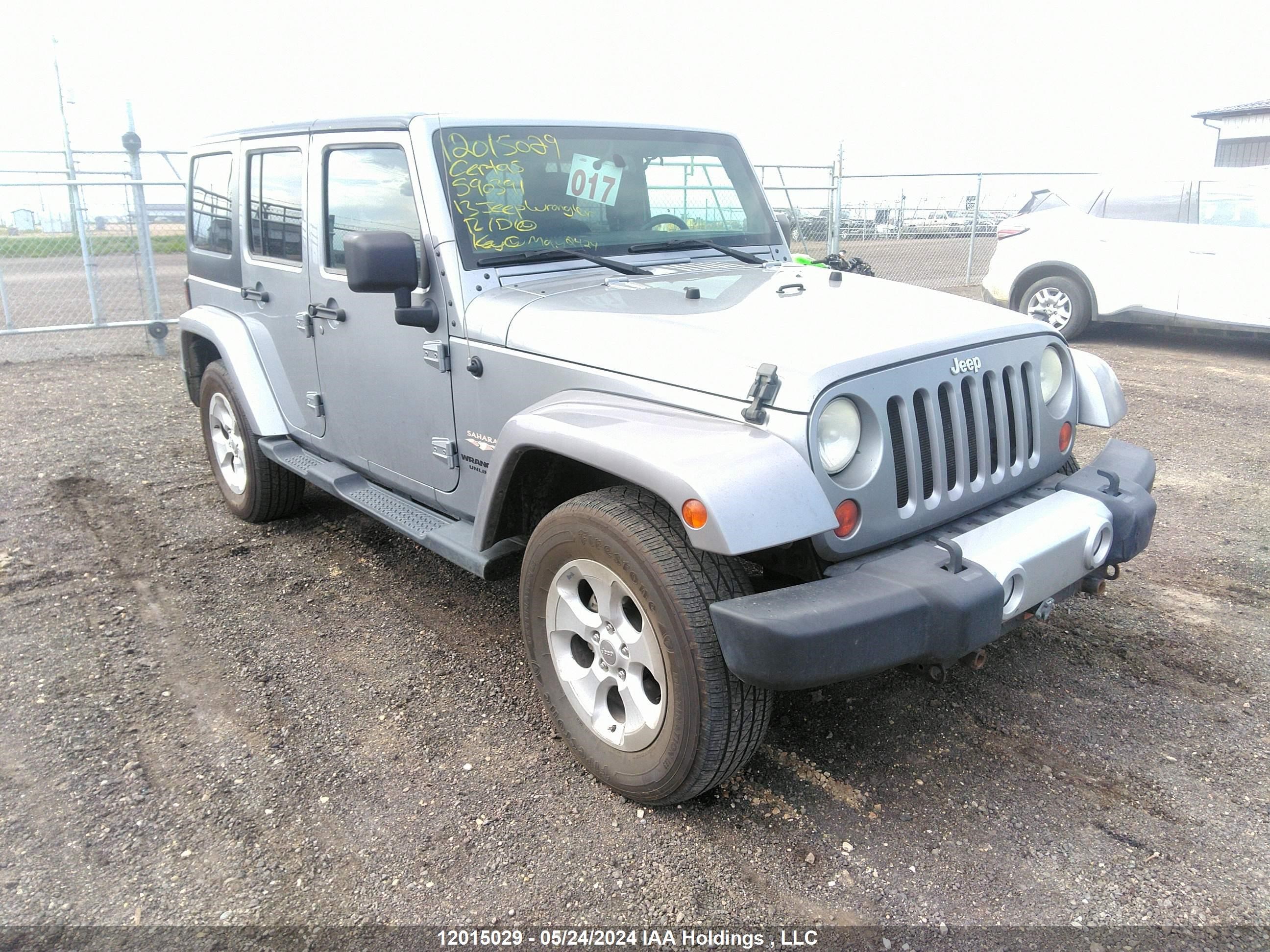 jeep wrangler 2013 1c4bjweg3dl590391