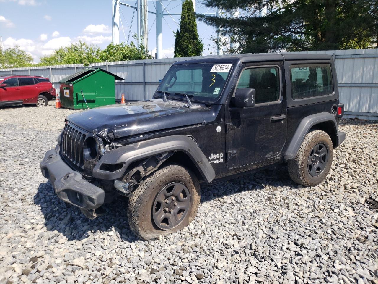 jeep wrangler 2018 1c4gjxag7jw319278