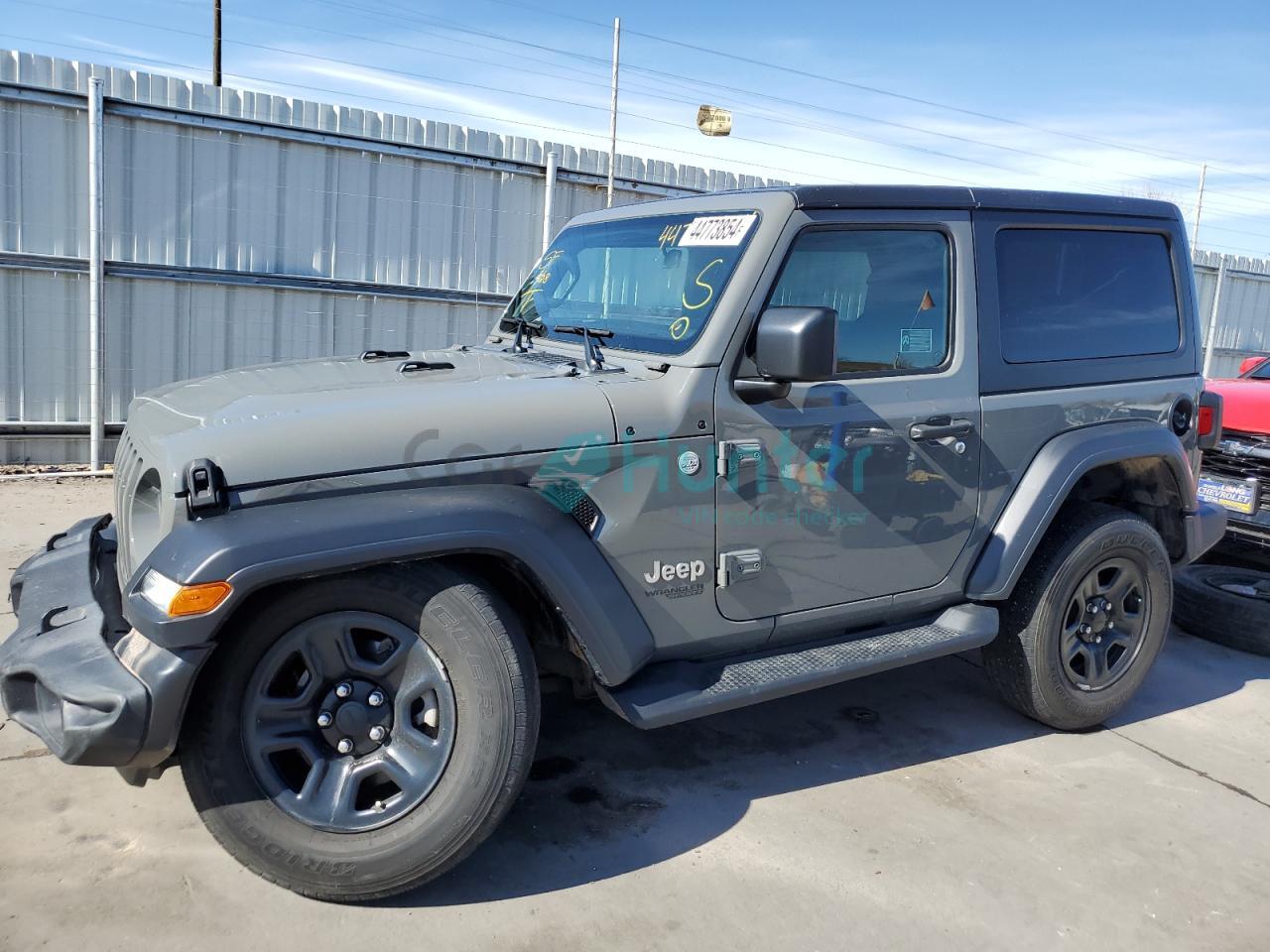 jeep wrangler 2019 1c4gjxag8kw674414
