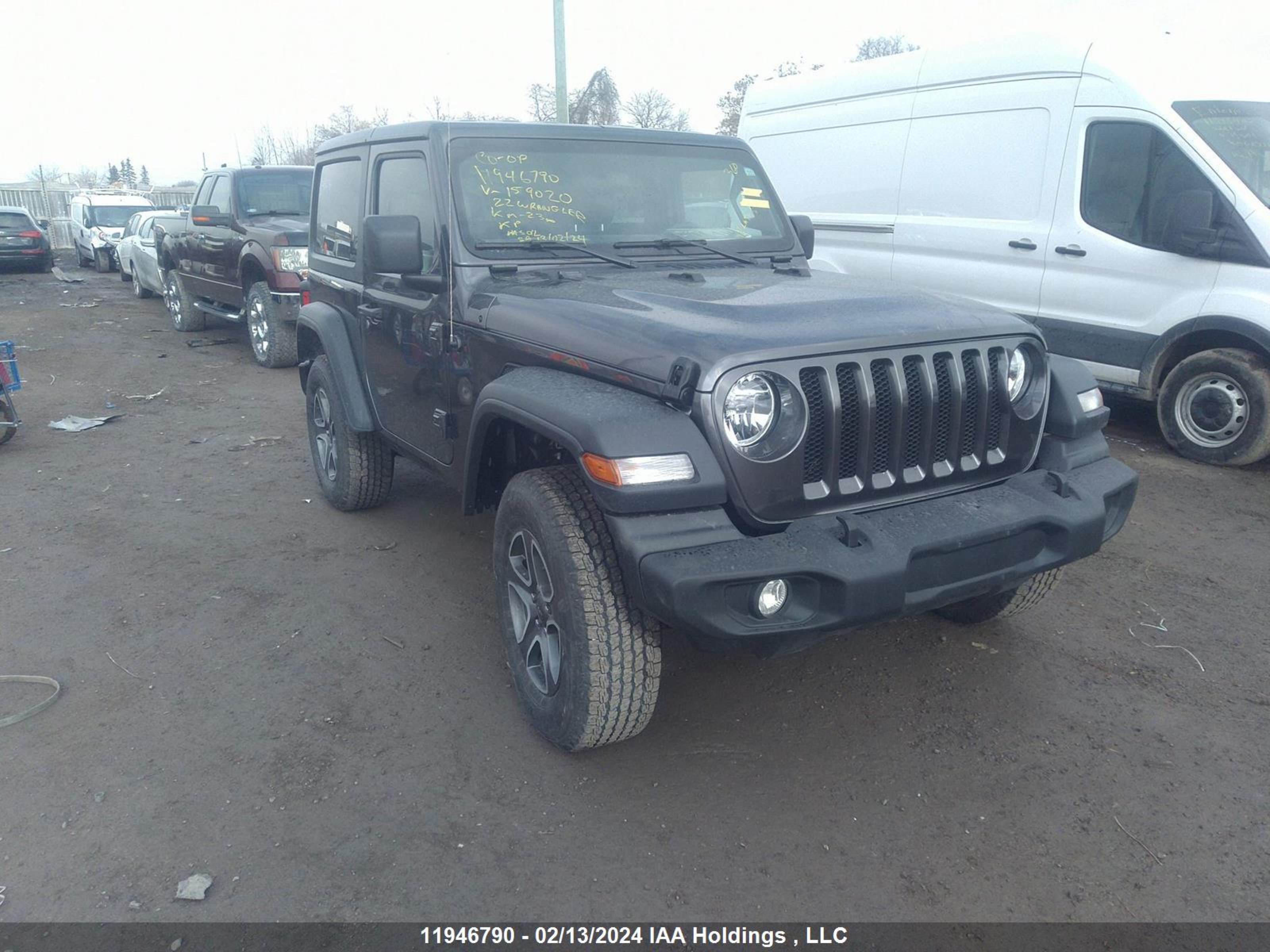 jeep wrangler 2022 1c4gjxan5nw159020