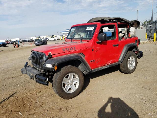 jeep wrangler s 2021 1c4gjxan7mw588223